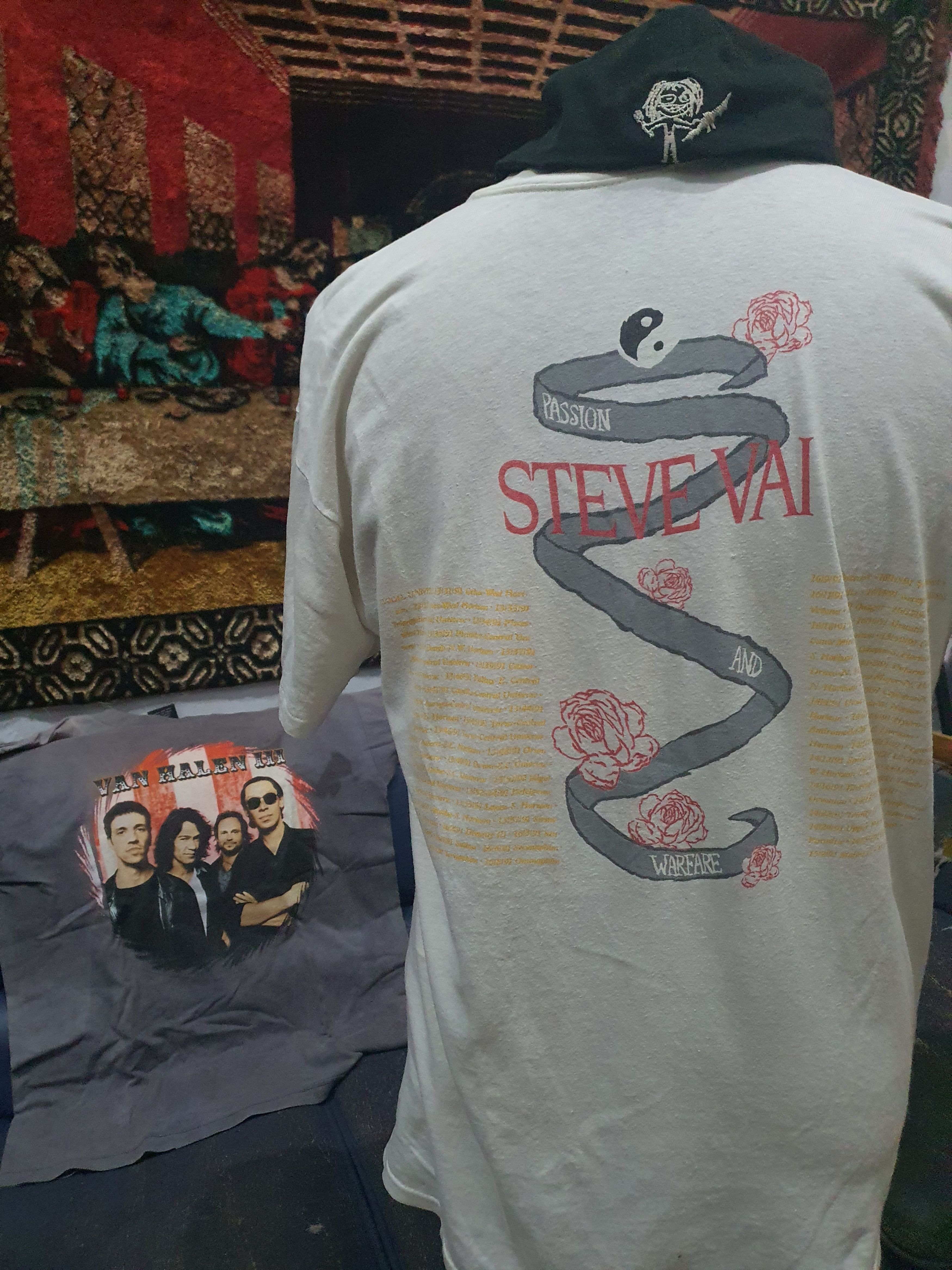 Band Tees 🌹 Steve Vai 🌹 Size US L / EU 52-54 / 3 - 12 Thumbnail