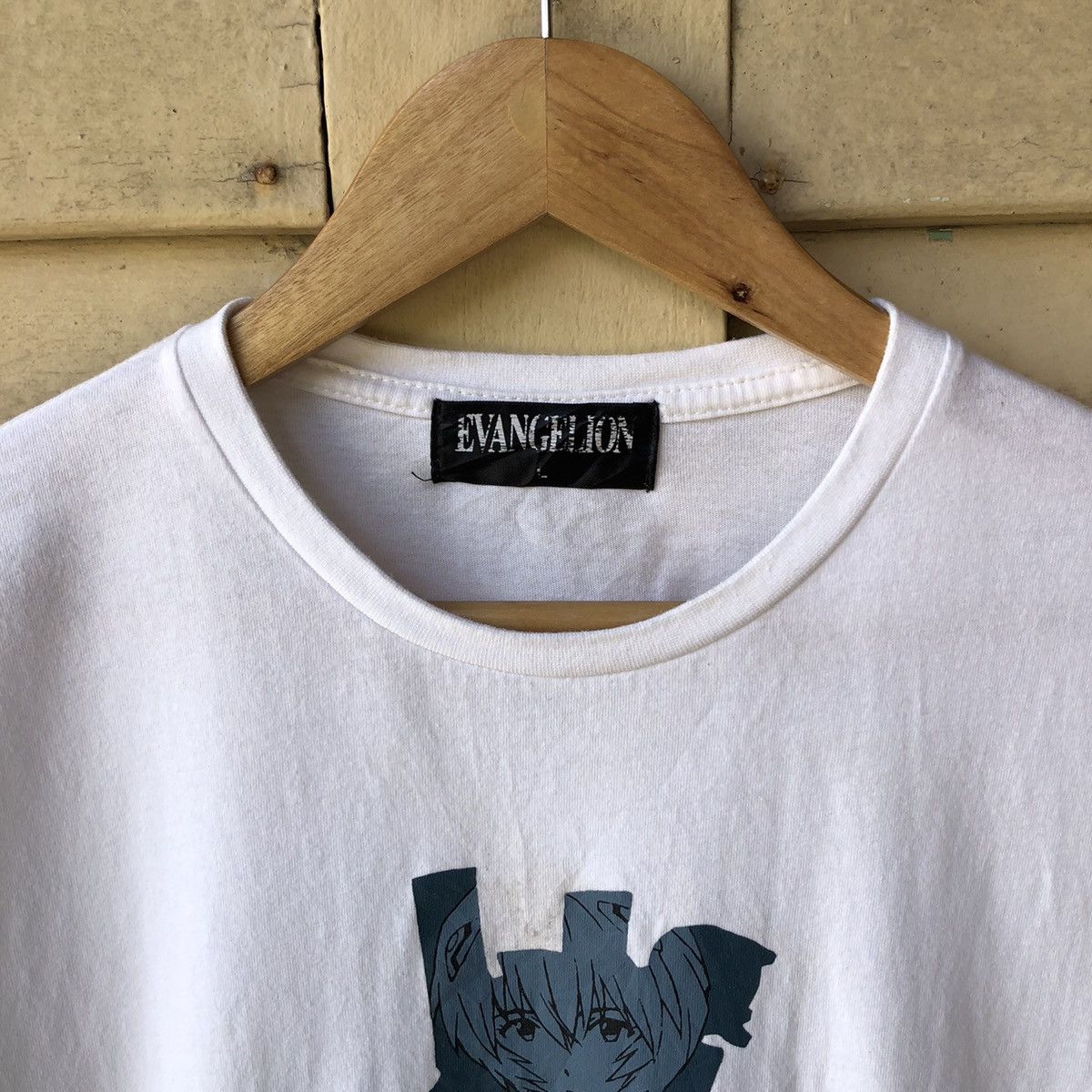 Anime Vintage y2k EVANGELION The First Girl Rei Ayanami Tshirt Size US L / EU 52-54 / 3 - 5 Thumbnail