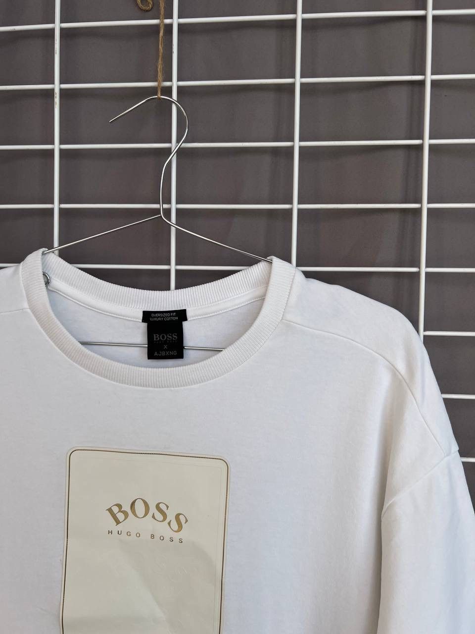 Hugo Boss Boss X Ajbxng Woven Cotton T-Shirt Mens Size S/M Relaxed Fit Size US S / EU 44-46 / 1 - 6 Thumbnail