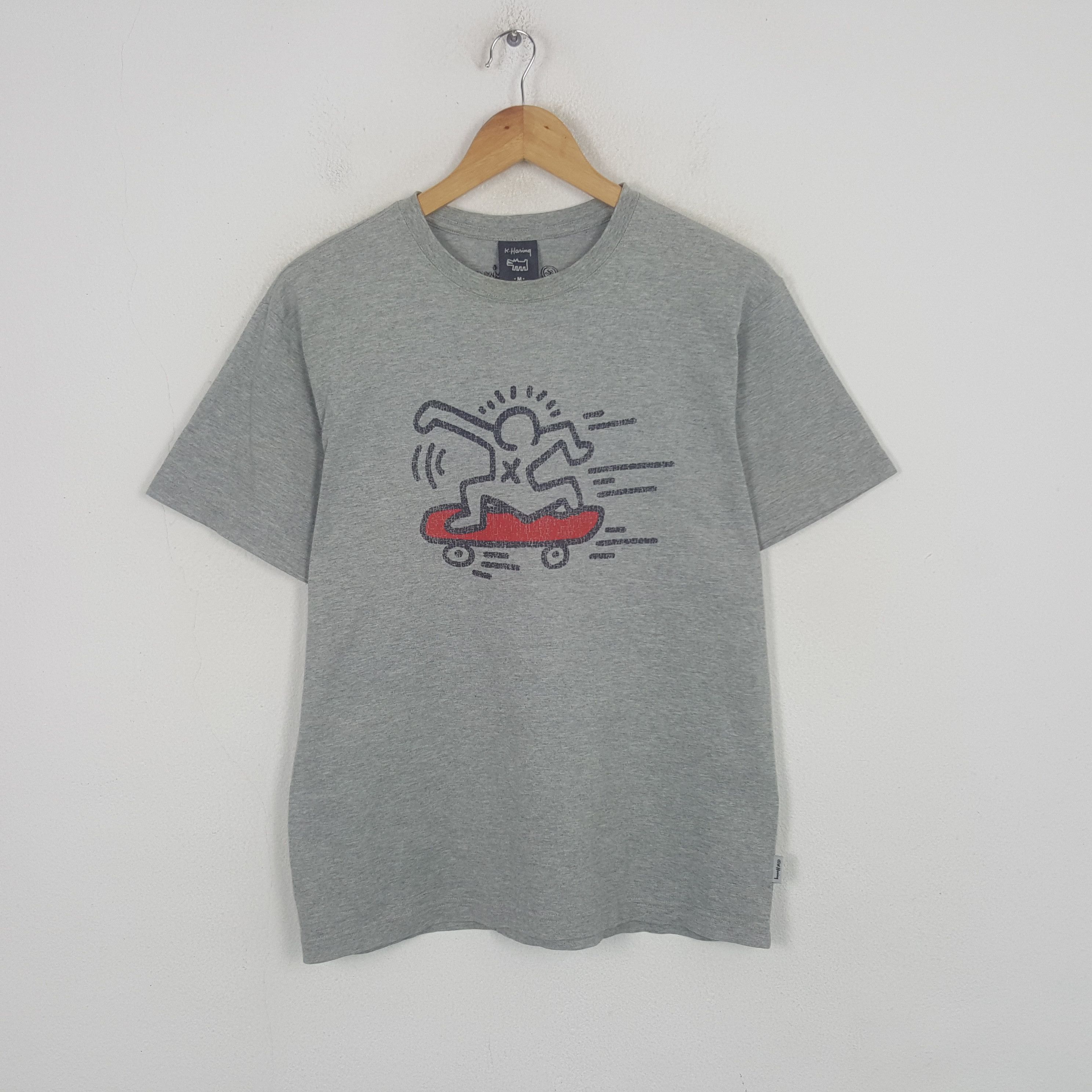 Keith Haring Vintage K. Haring Japanese Brand Tshirt C299N69 Size US M / EU 48-50 / 2 - 1 Thumbnail
