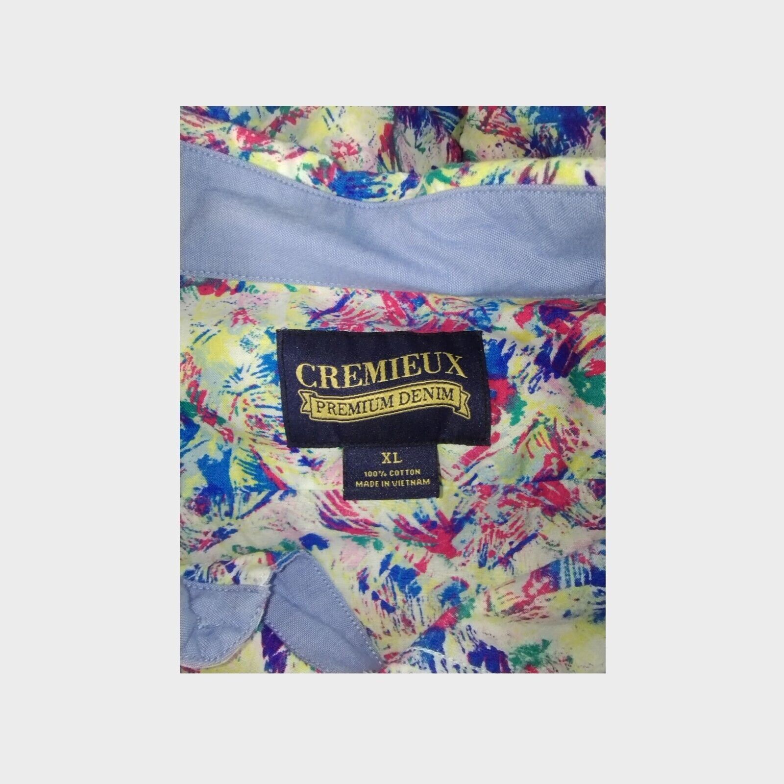 Cremieux Daniel Cremieux Colorful Mens Button Down Short Sleeve Shirt Size US XL / EU 56 / 4 - 9 Thumbnail