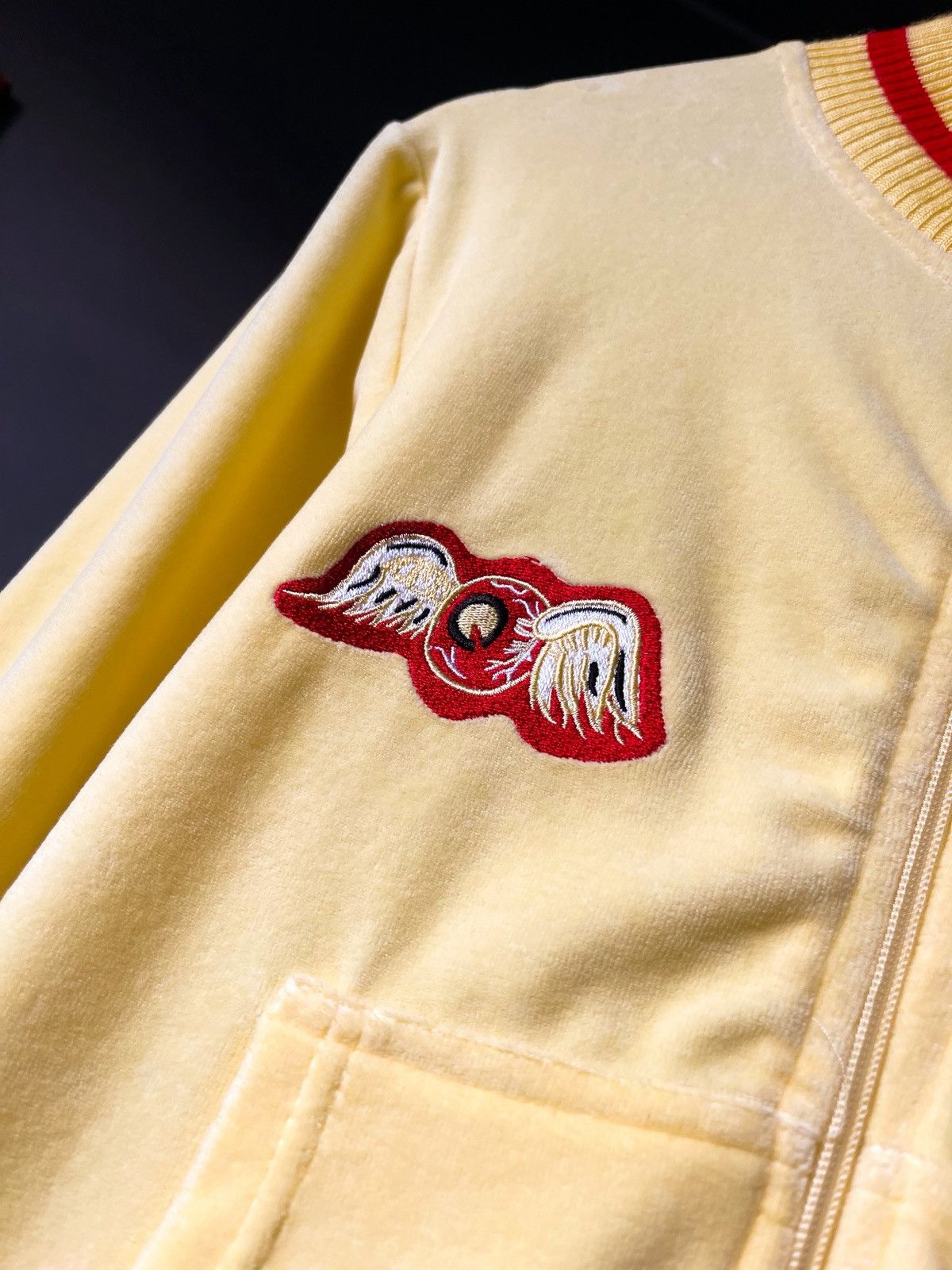 Von Dutch Von Dutch Kustommade Zip Up Velour Track Jacket Size M / US 6-8 / IT 42-44 - 1 Thumbnail