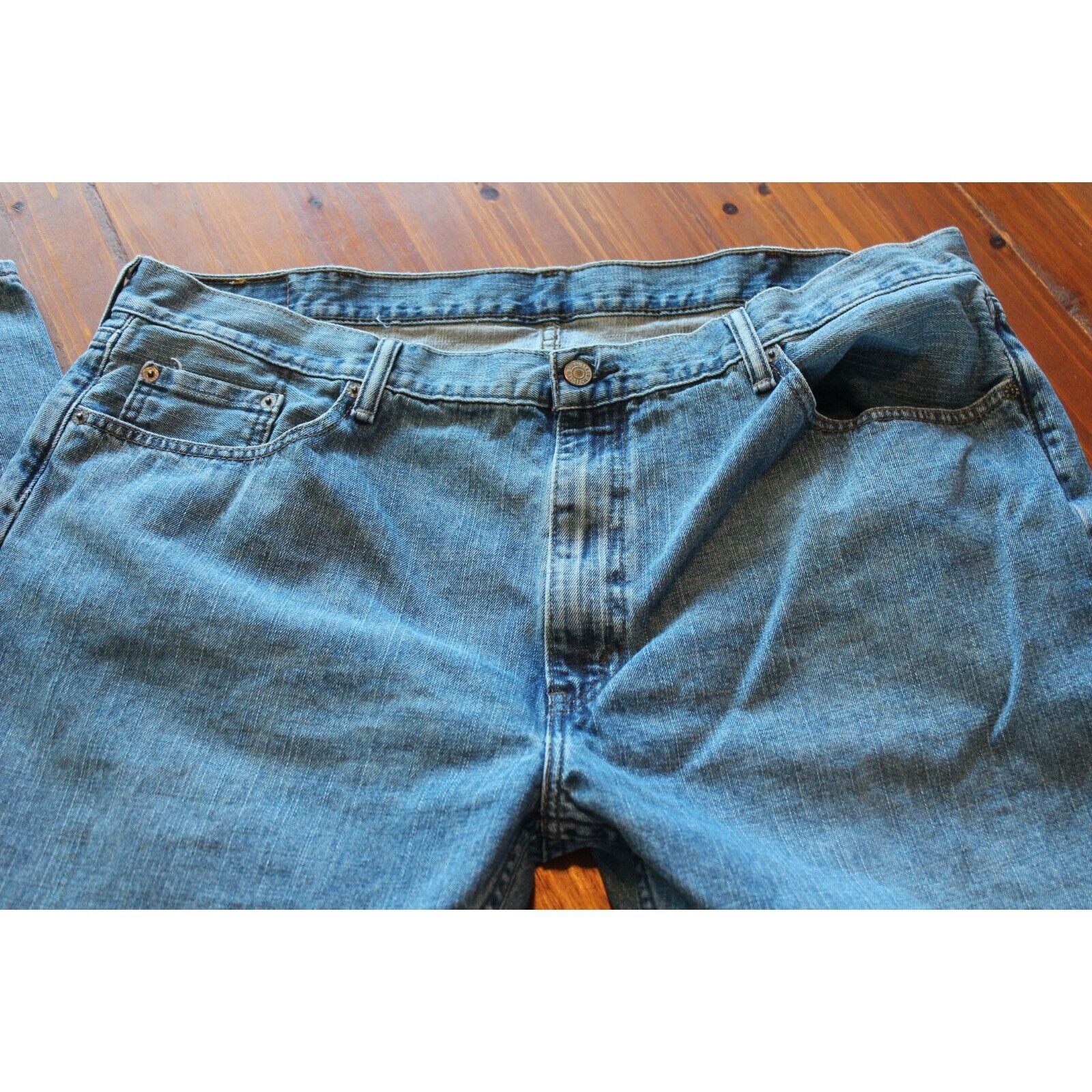 Levi's Levis 559 Jeans Mens 42x30 Blue Medium Fade Denium Y2K Size US 42 / EU 58 - 3 Thumbnail