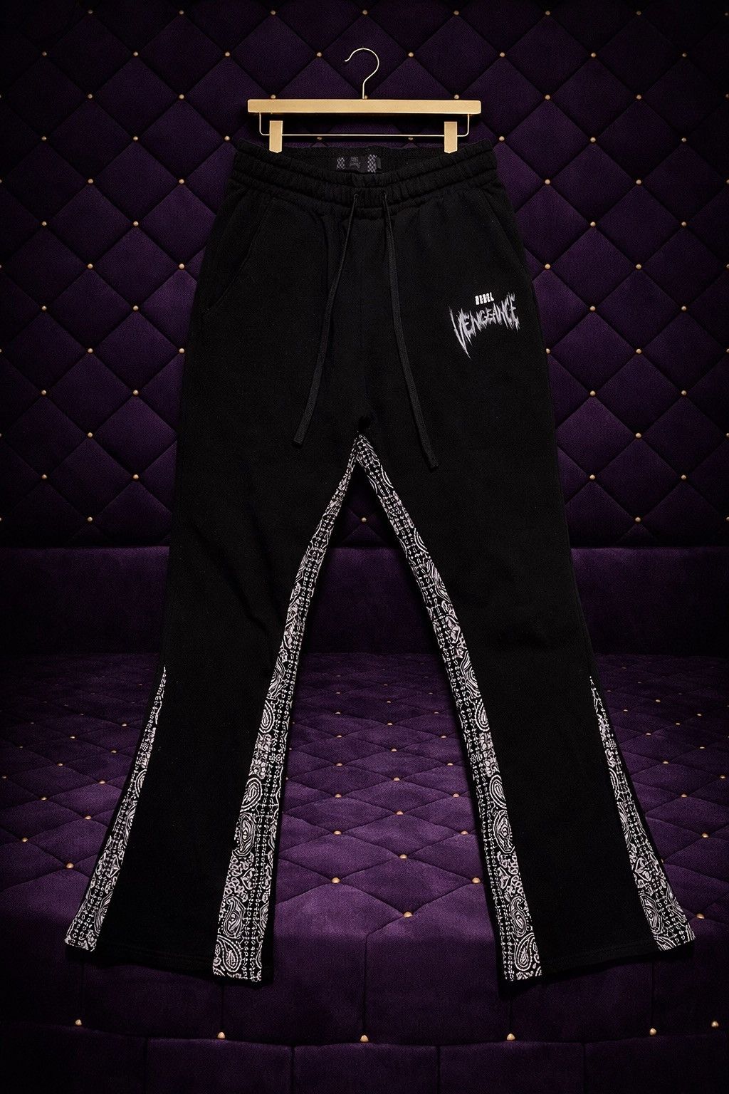 Other BLACK SPECKLE PRINT JOGGER SWEATPANTS Size US 32 / EU 48 - 1 Preview