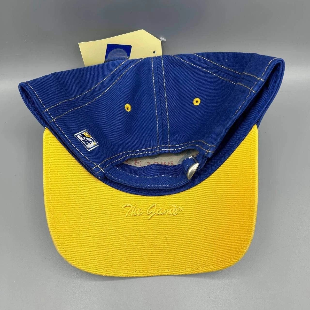The Game Vintage University of Delaware Blue Hens Hat NCAA Strap Back Size ONE SIZE - 4 Thumbnail
