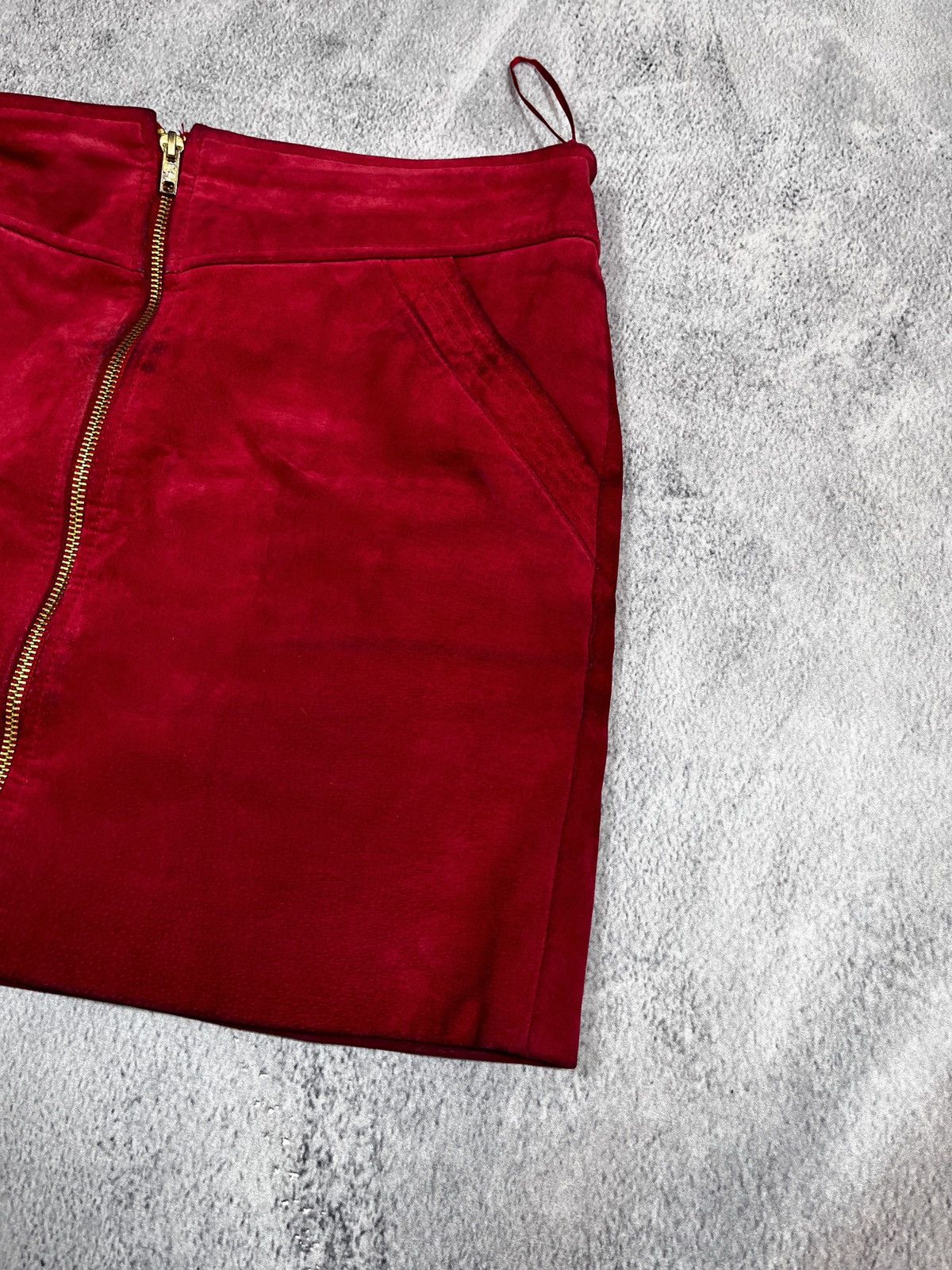 Leather × Vintage Vintage 90s Leather mini skirt retro Japanese style XS Size 28" / US 6 / IT 42 - 7 Thumbnail