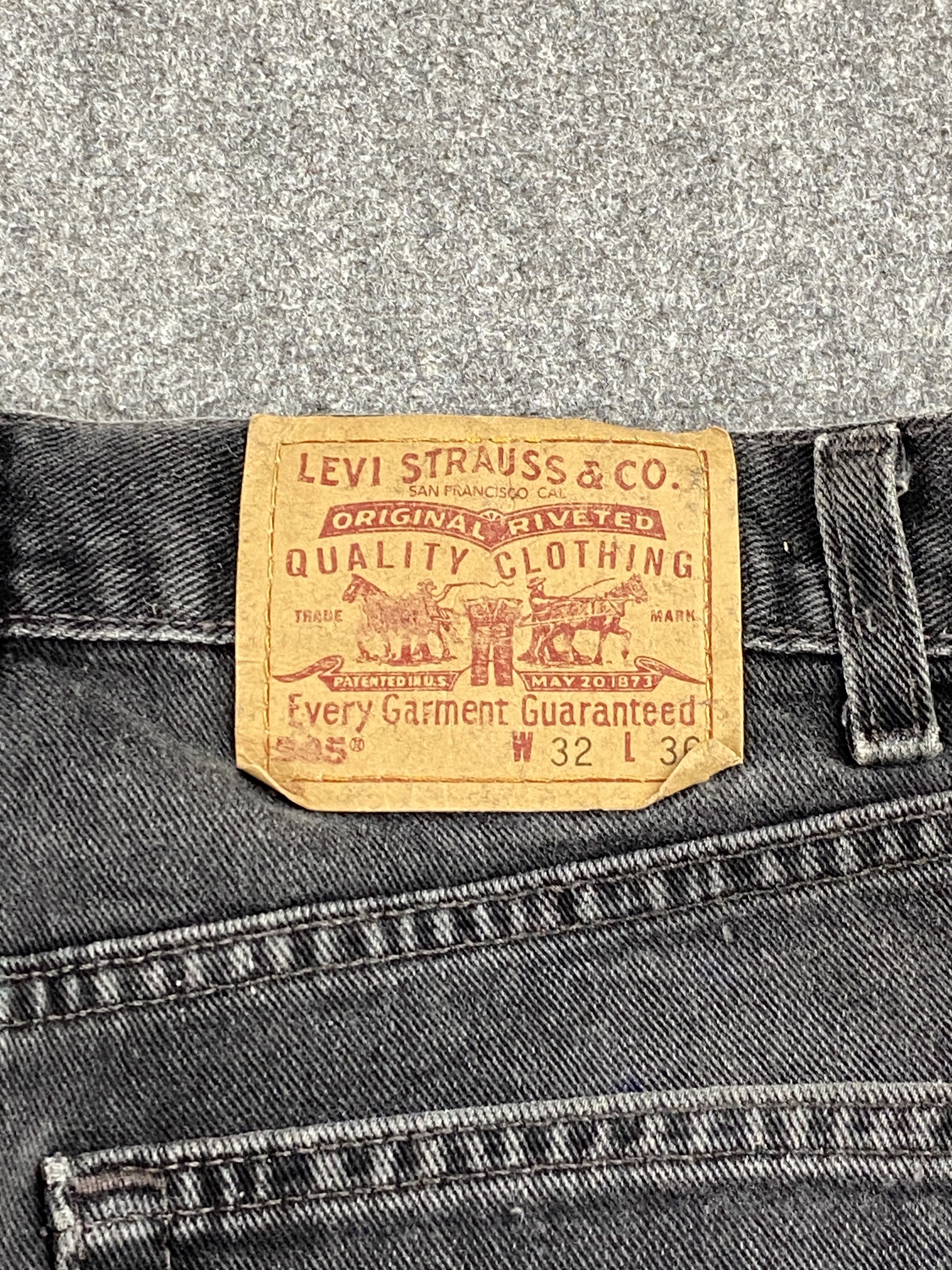 Levi's × Vintage Vintage 90s Levis 505 Faded Black Jeans DP2315 Size US 31 - 5 Thumbnail