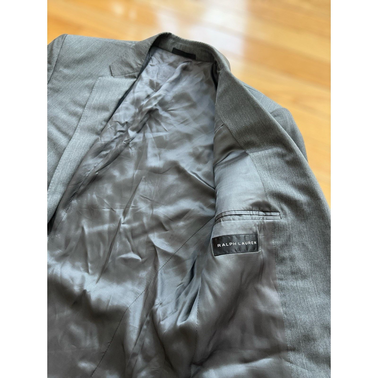 Ralph Lauren Black Label BLACK LABEL Ralph Lauren Wool Blazer Grey 42R Sport Coat Size 42R - 1 Thumbnail