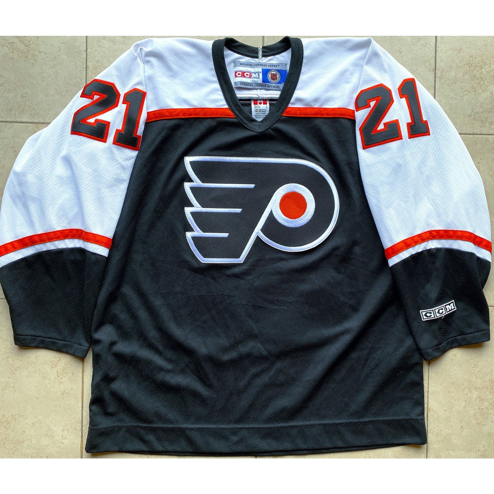 Ccm × NHL FORSBERG Philadelphia Flyers 2000s CCM jersey L hockey vtg Size US L / EU 52-54 / 3 - 2 Thumbnail