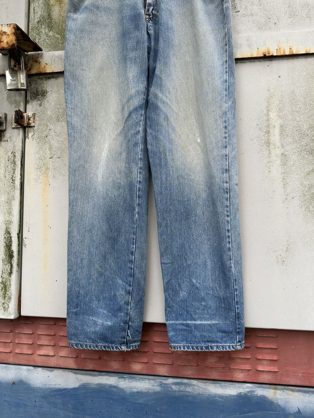 Fred Perry 👹Vintage Fred Perry Distressed Pocket Baggy Denim Size US 31 - 9 Thumbnail