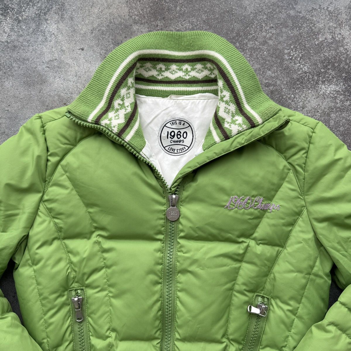 Hysteric Glamour 2000’s Aesthetic Vintage Y2K Glam Puffer Jacket Size S / US 4 / IT 40 - 4 Thumbnail