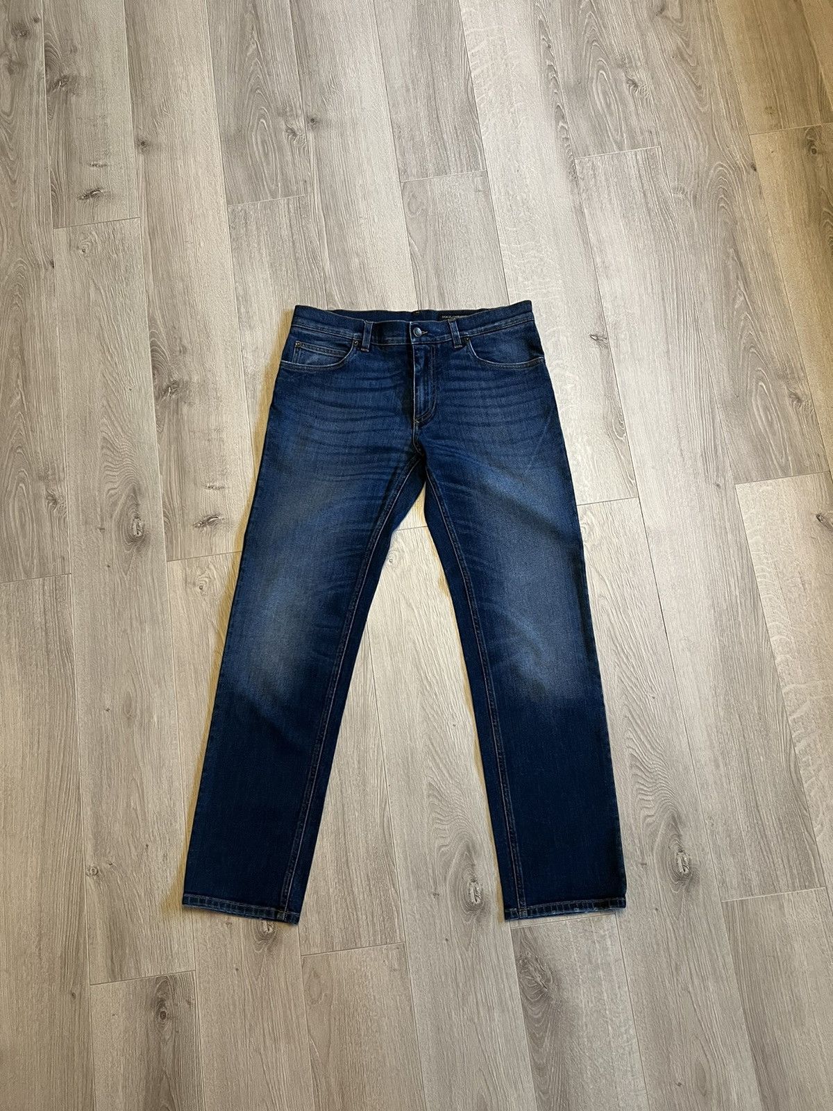Dolce & Gabbana Men Dolce & Gabbana Blue Comfort Stretch Jeans Size 40/M Size US 33 - 1 Thumbnail