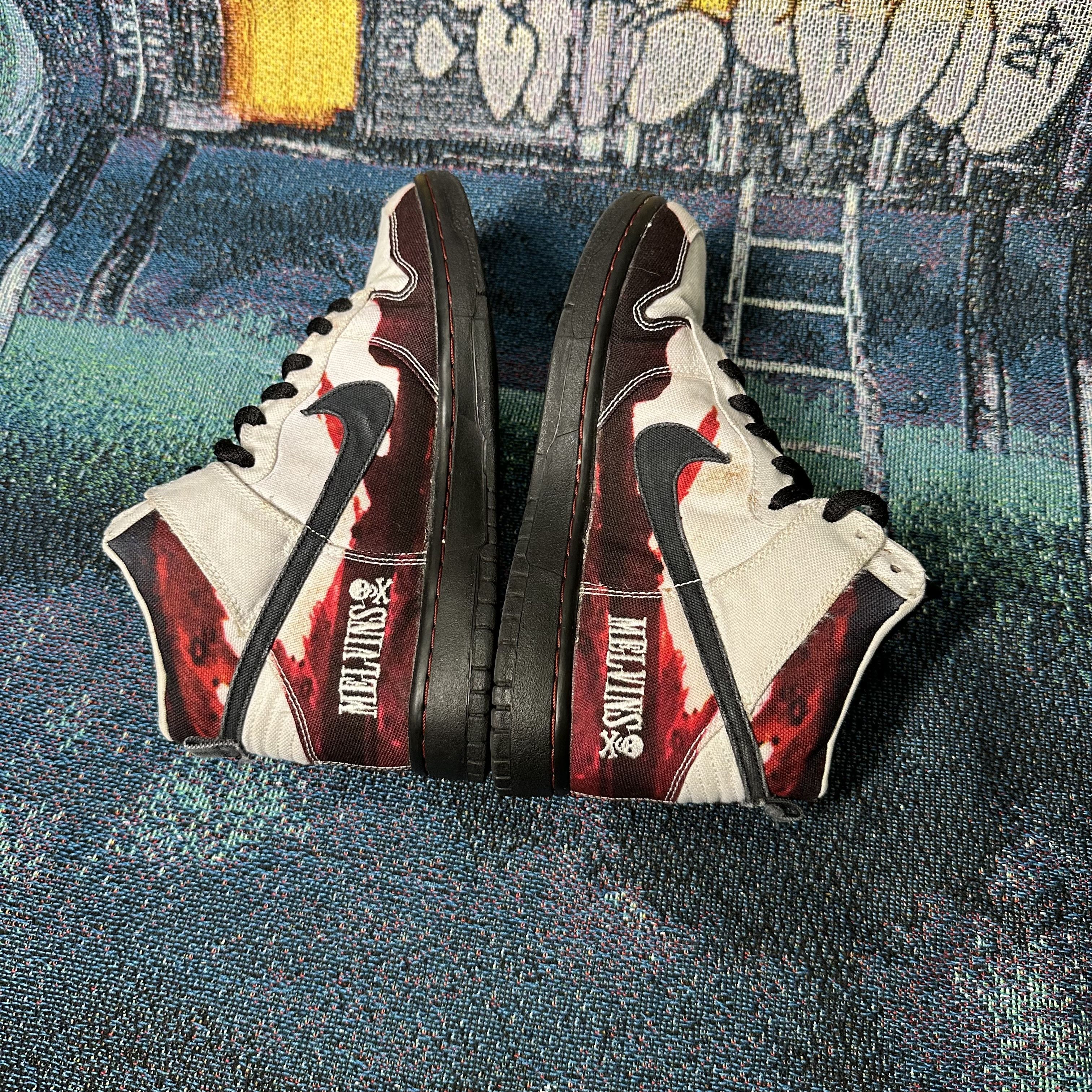 Nike Nike SB White Melvin Dunk High Size US 8 / EU 41 - 6 Thumbnail