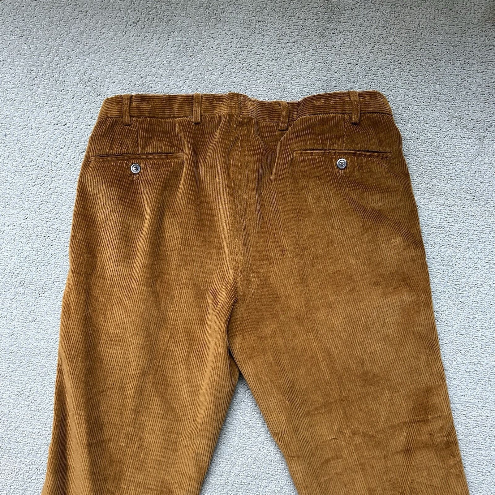 Carrol & Co. Carroll & Co Beverly Hills Men’s Pants Corduroy Tan Orange B Size US 34 / EU 50 - 9 Thumbnail