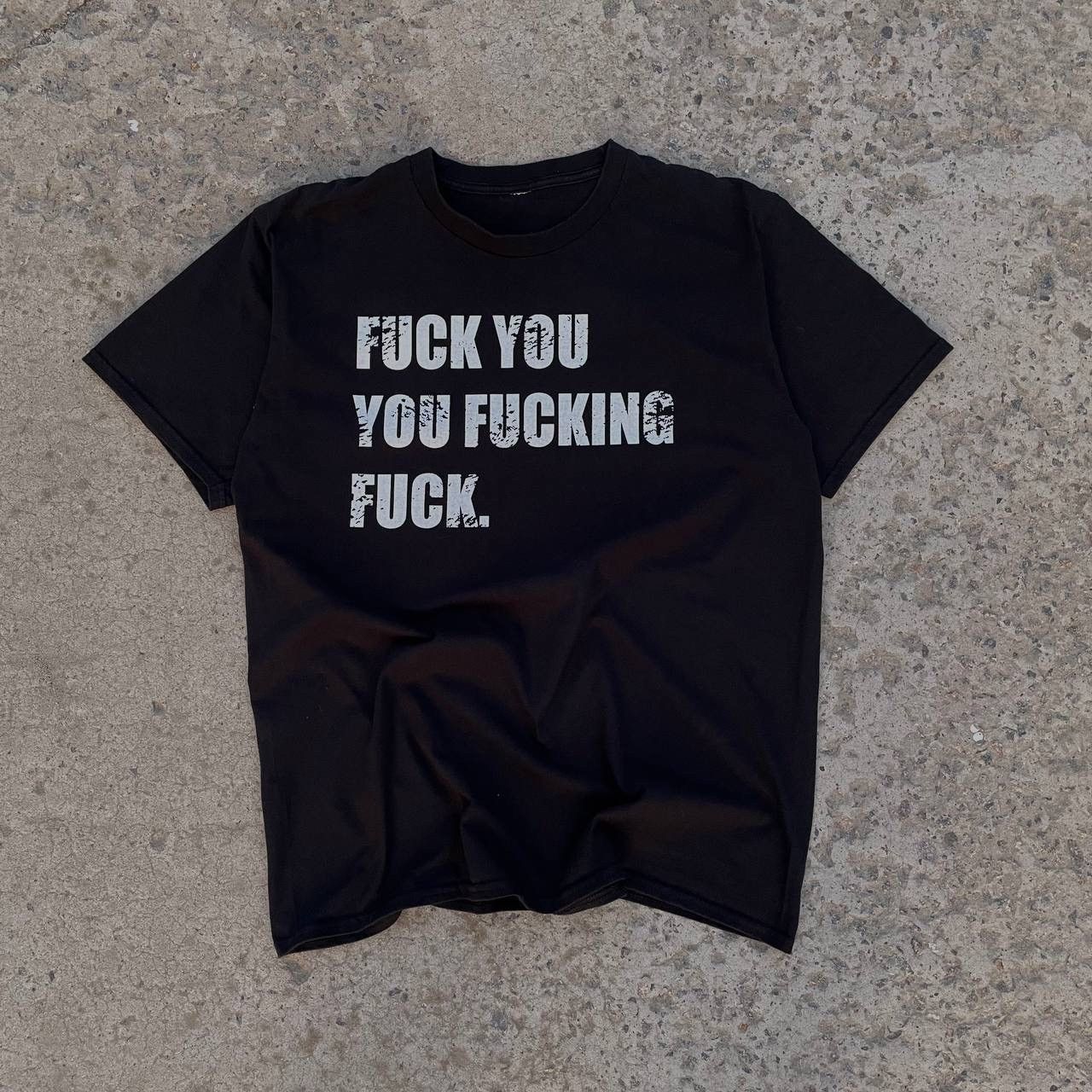 20471120 Vintage Fuck You Fucking Fuck T-shirts Band Joke Humor Y2K Size US L / EU 52-54 / 3 - 2 Thumbnail
