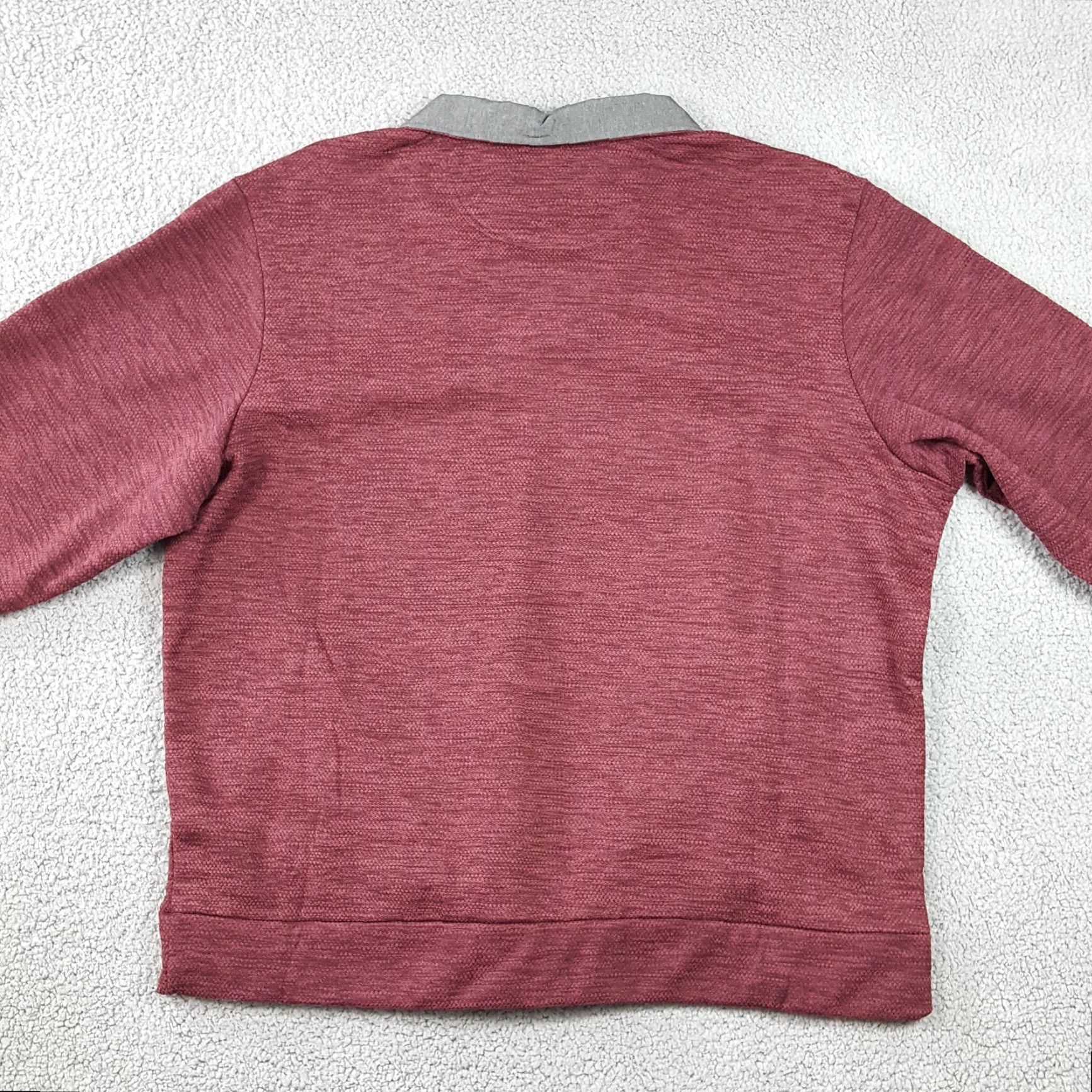 Wrangler VINTAGE Wrangler George Strait Red 1/4 Zip Mens XL Collared Knit Pullover Sweater Shirt Size US XL / EU 56 / 4 - 6 Thumbnail