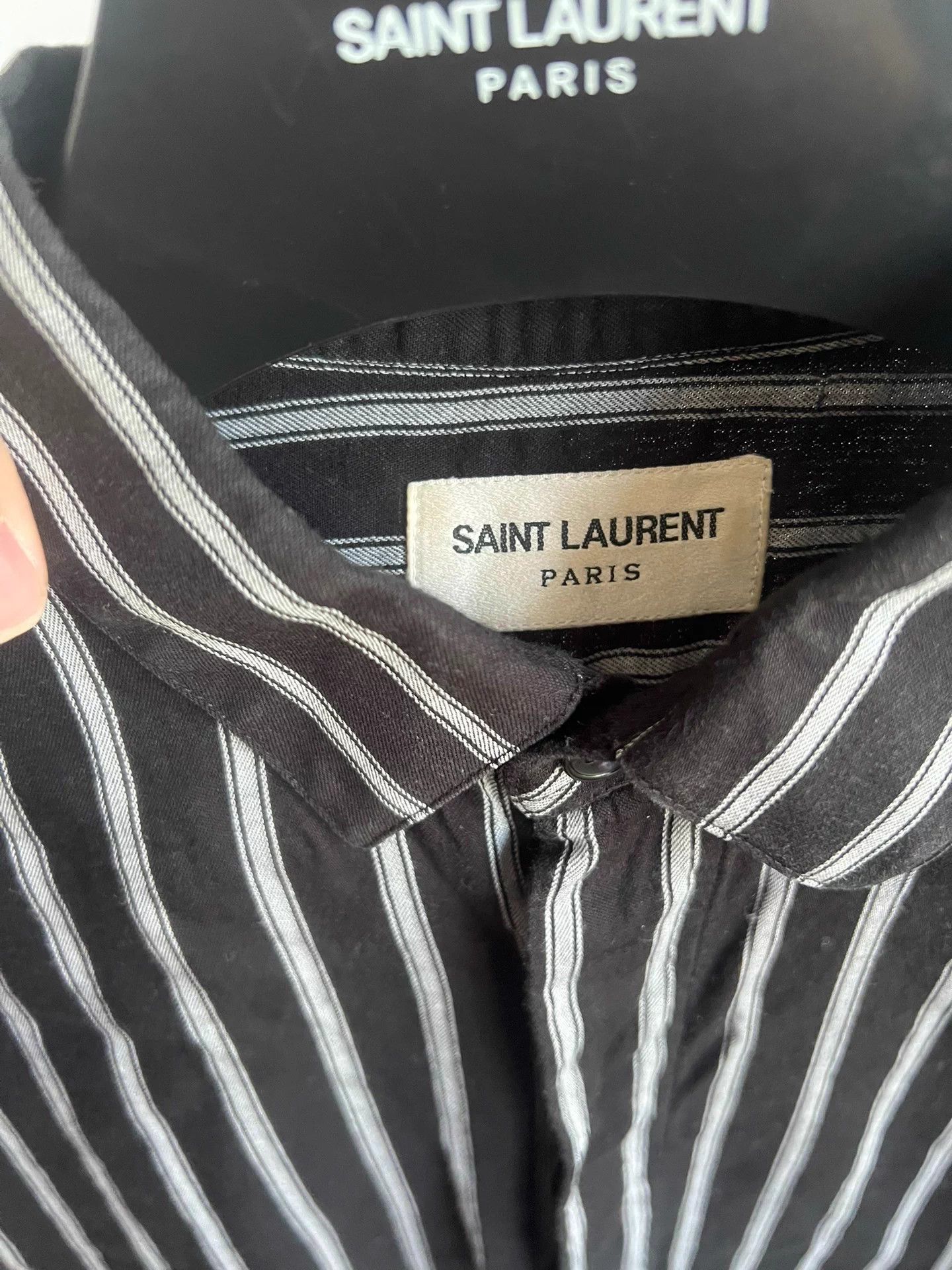 Saint Laurent Paris Saint Laurent SLP20SS Striped Shirt Size US M / EU 48-50 / 2 - 5 Thumbnail