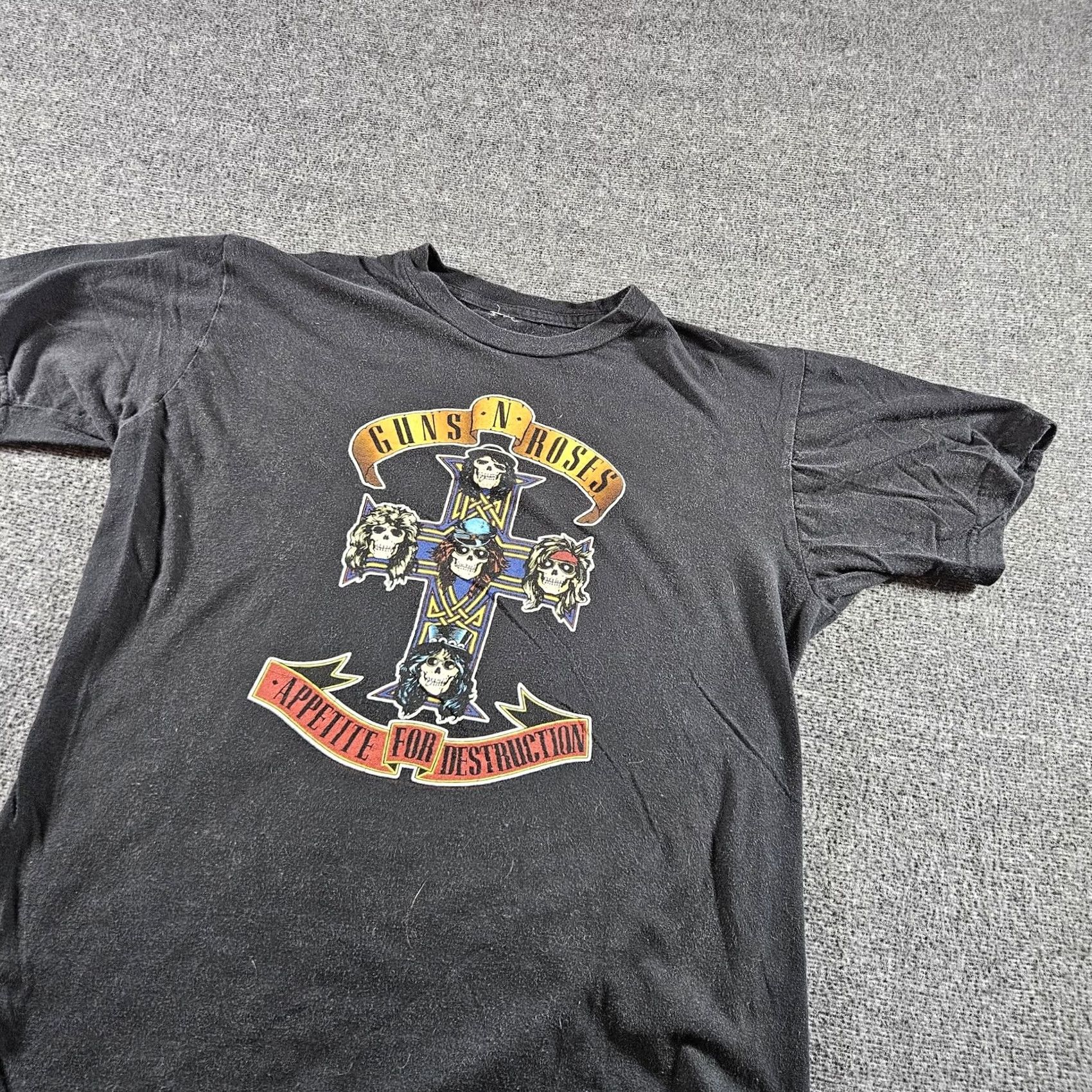 Vintage Guns N' Roses Shirt Mens Small Black Appetite For Destruction Rock Band Tee Size US S / EU 44-46 / 1 - 3 Thumbnail