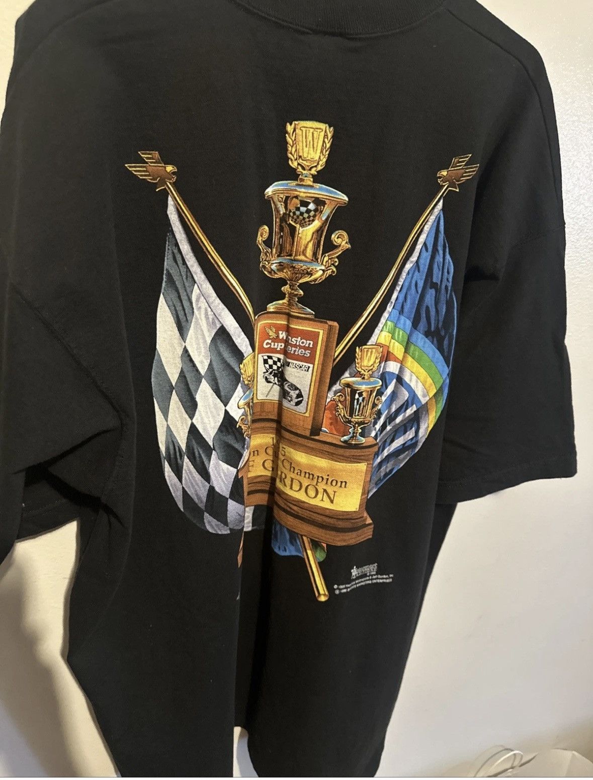 NASCAR Vintage 1995 Jeff Gordon NASCAR Winston Cup Champion t shirt Size US XXL / EU 58 / 5 - 5 Thumbnail