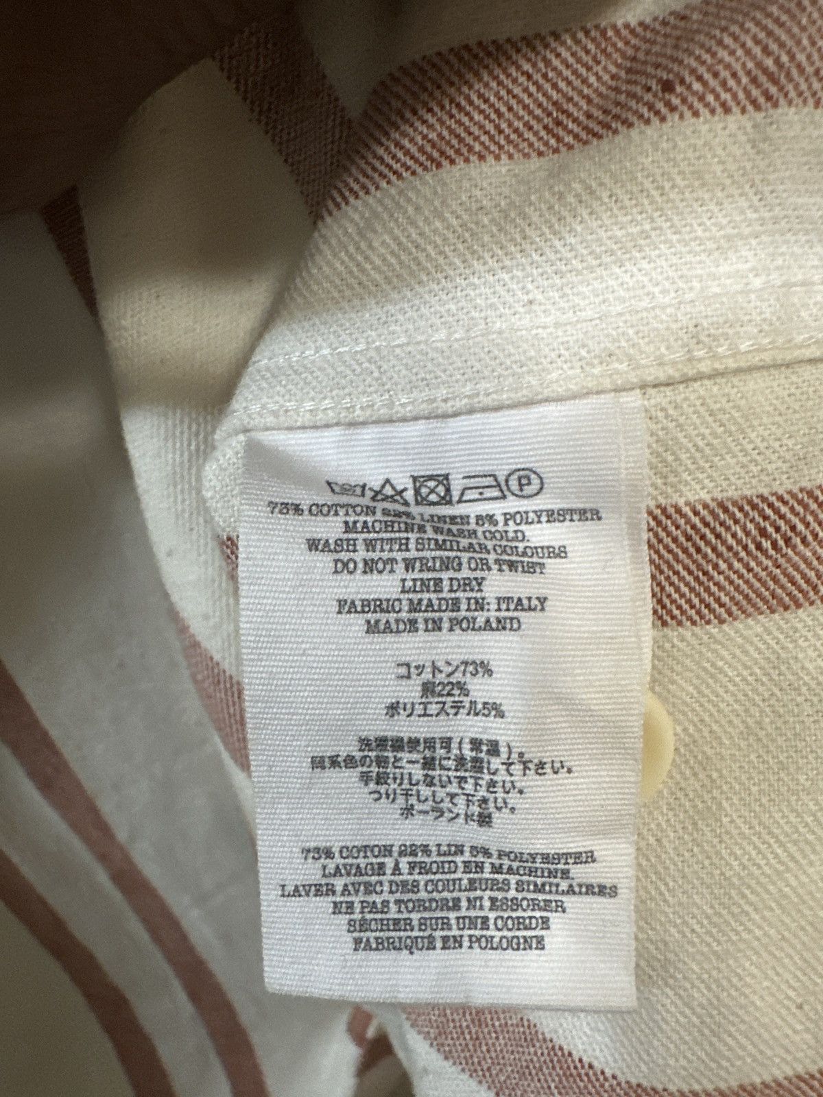 YMC Striped Overshirt Size US S / EU 44-46 / 1 - 5 Thumbnail
