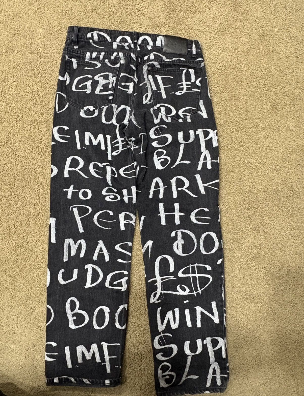 Supreme Supreme Ark Denim Pant (Black) – FW20 Size US 30 / EU 46 - 2 Thumbnail