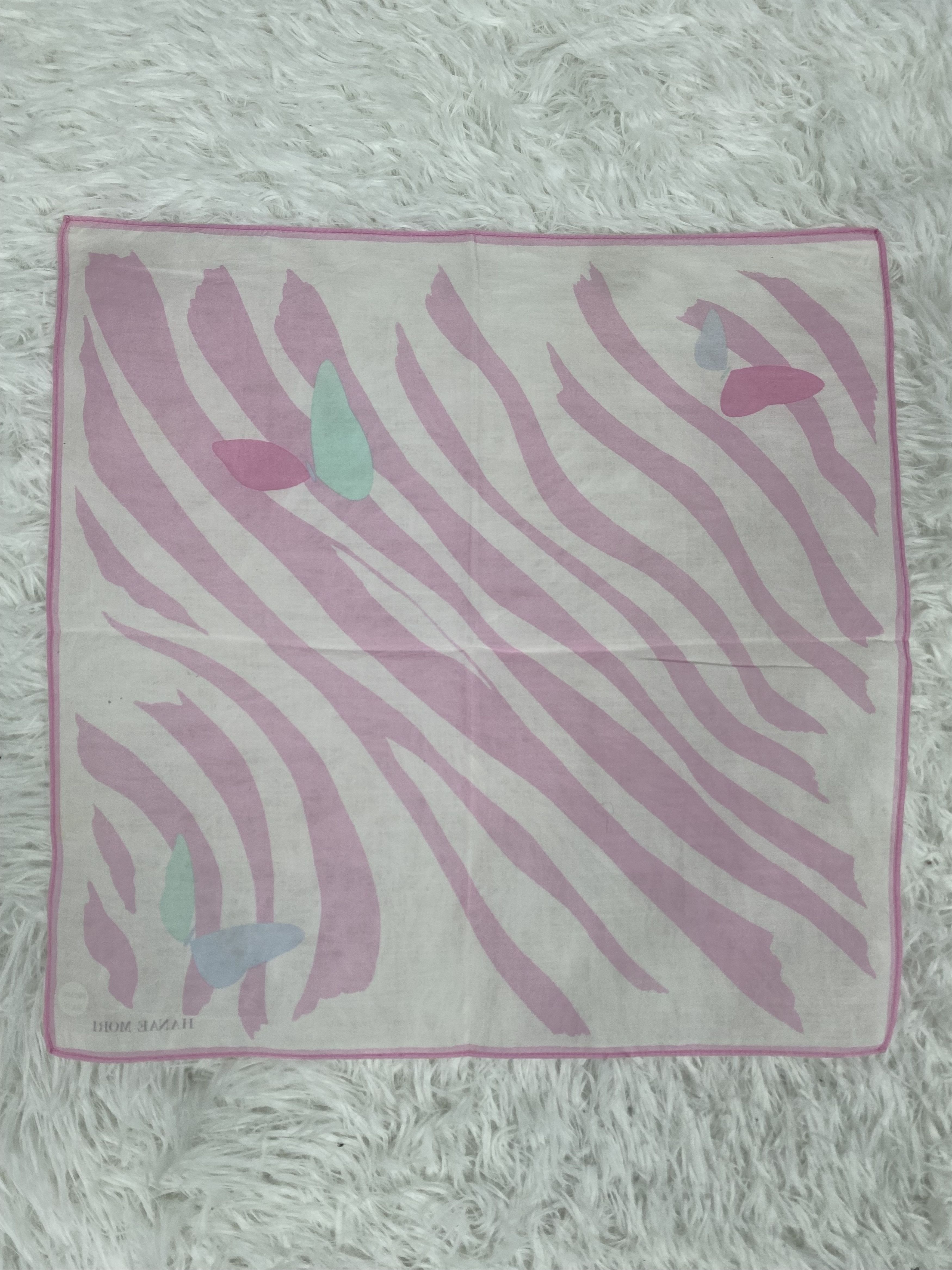 Hanae Mori Vintage Hanae Mori Handkerchief Neckerchief PH0600 Size ONE SIZE - 4 Thumbnail