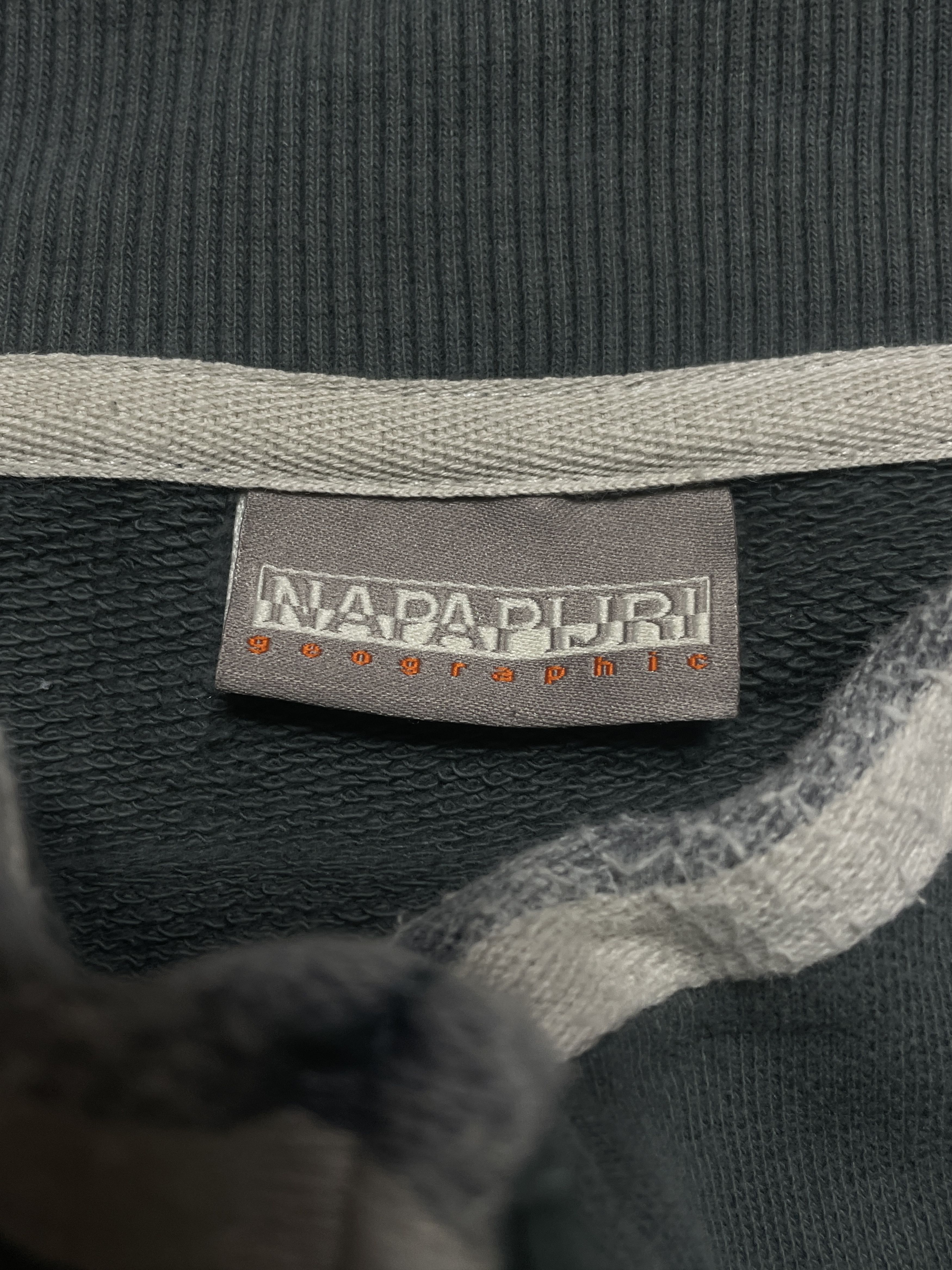 Napapijri Napapijri Vintage Y2K Sweatshirt Zip Boxy Fit Size US XL / EU 56 / 4 - 6 Thumbnail