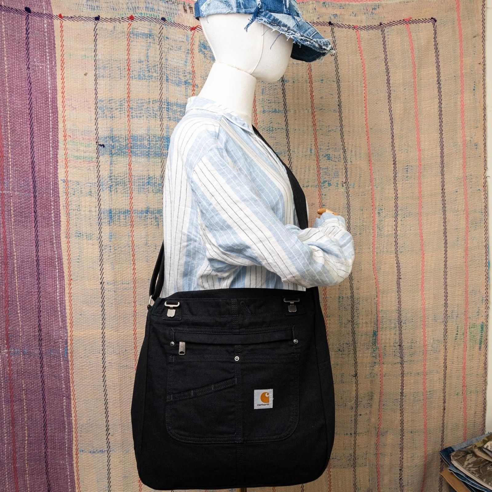 Carhartt Custom Upcycled carhartt tote bag / crossbody bag Size ONE SIZE - 2 Thumbnail