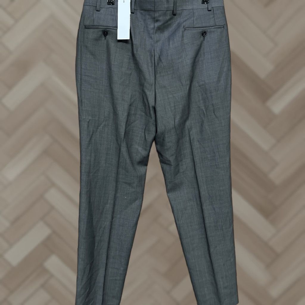 Calvin Klein Calvin Klein Men’s Gray Mini Check Skinny Fit Suit Pants 36x34 NWT Size 36R - 1 Thumbnail