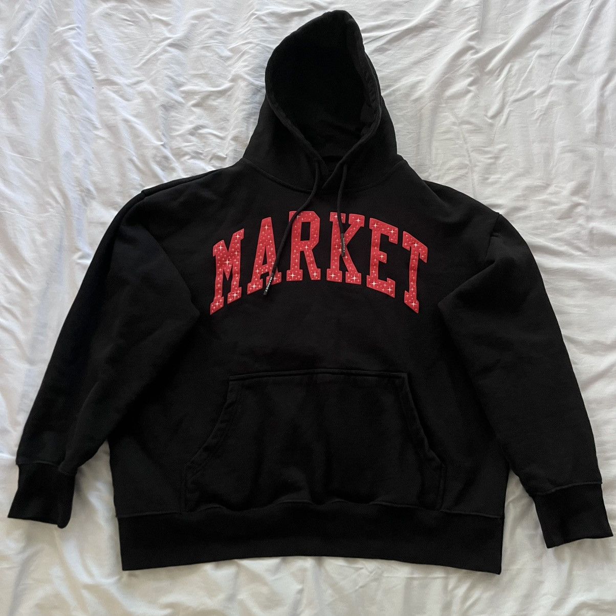 Market Market Arc Puff Print Hoodie FW21 Mens Size Large Black Size US L / EU 52-54 / 3 - 1 Thumbnail