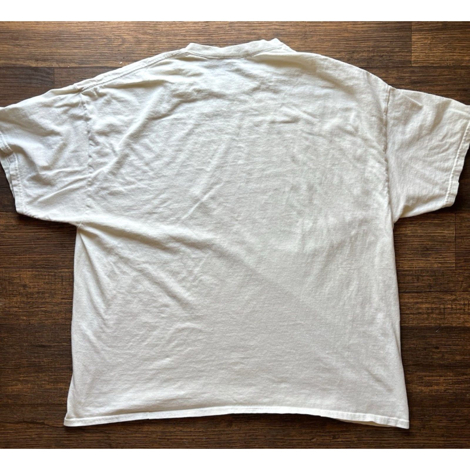 Apple VINTAGE Women's Golden Hour T-Shirt White New York One Size Big Apple Liberty Oversized Size ONE SIZE - 7 Thumbnail
