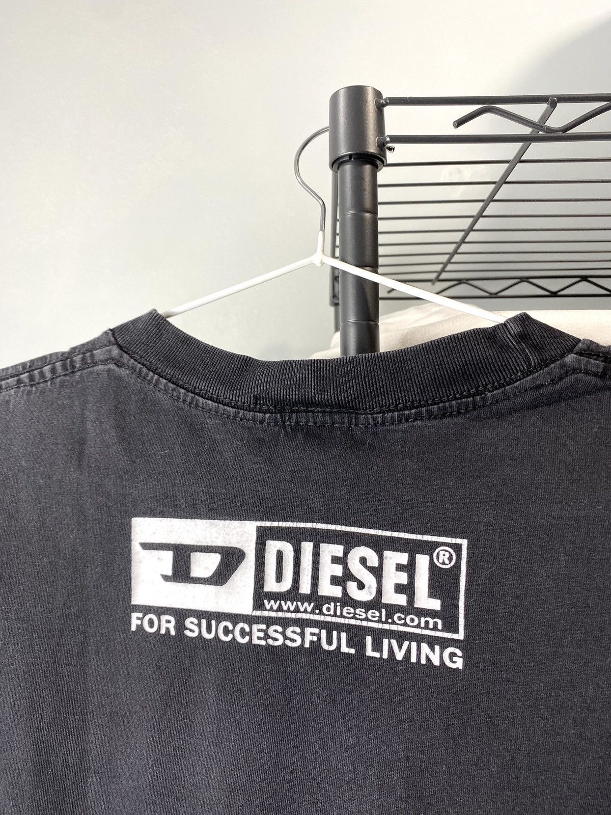 Diesel Y2K Vintage 1990’s Diesel T Shirt Faded Destroy Archive Hype Size US XL / EU 56 / 4 - 8 Thumbnail
