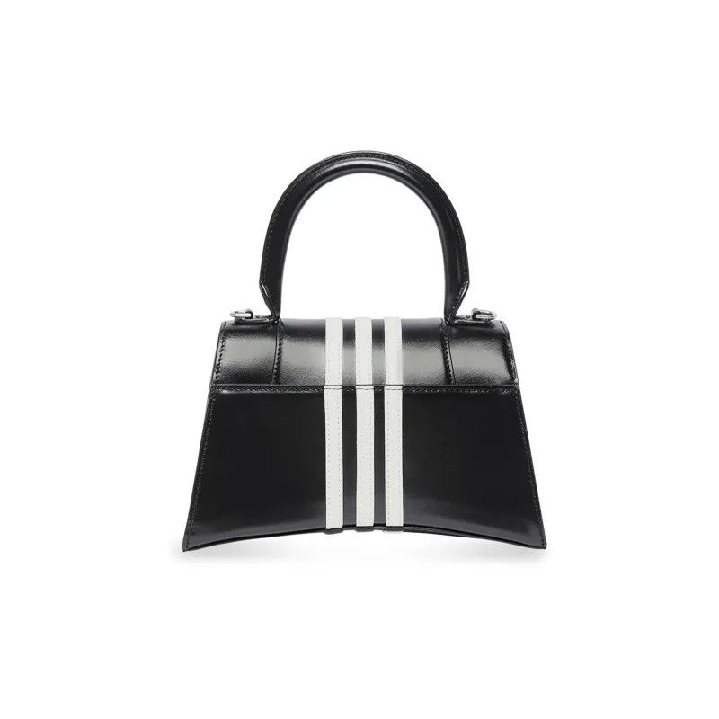 Adidas × Balenciaga o1s1rm1224 Size: OS / Hourglass Small Handbag in Black/White Size ONE SIZE - 4 Thumbnail