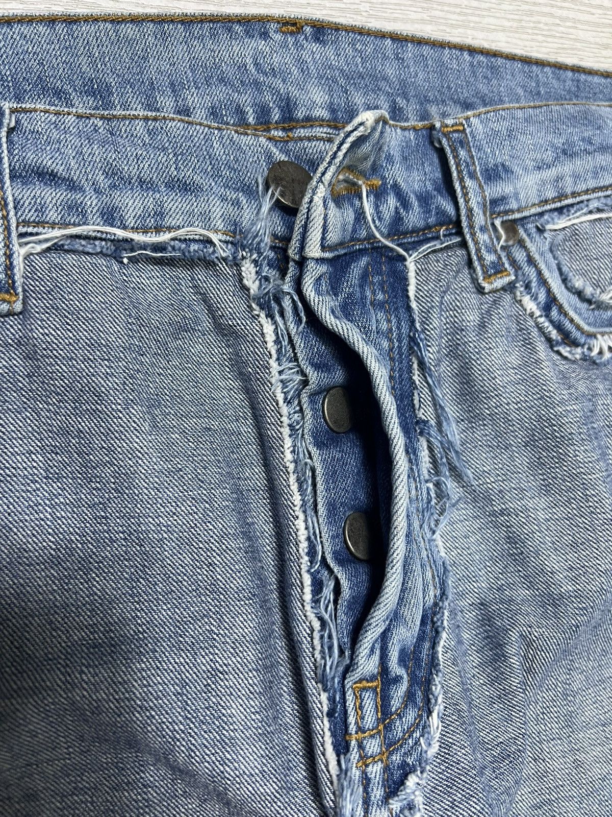 H&M × Maison Margiela H&M - Maison Margiela - Reverse Denim Jeans Size US 31 - 4 Thumbnail