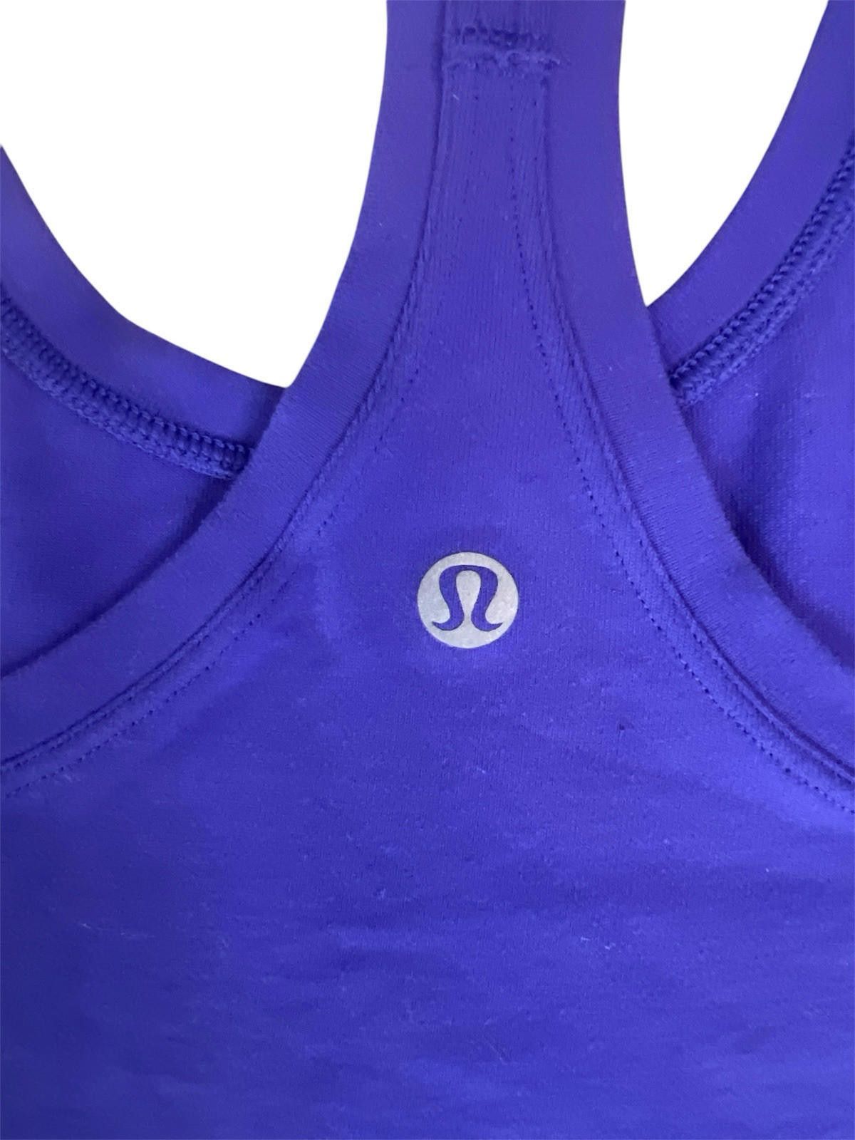 Designer Lululemon Cool Racerback POWER PURPLE Small Size S / US 4 / IT 40 - 5 Thumbnail