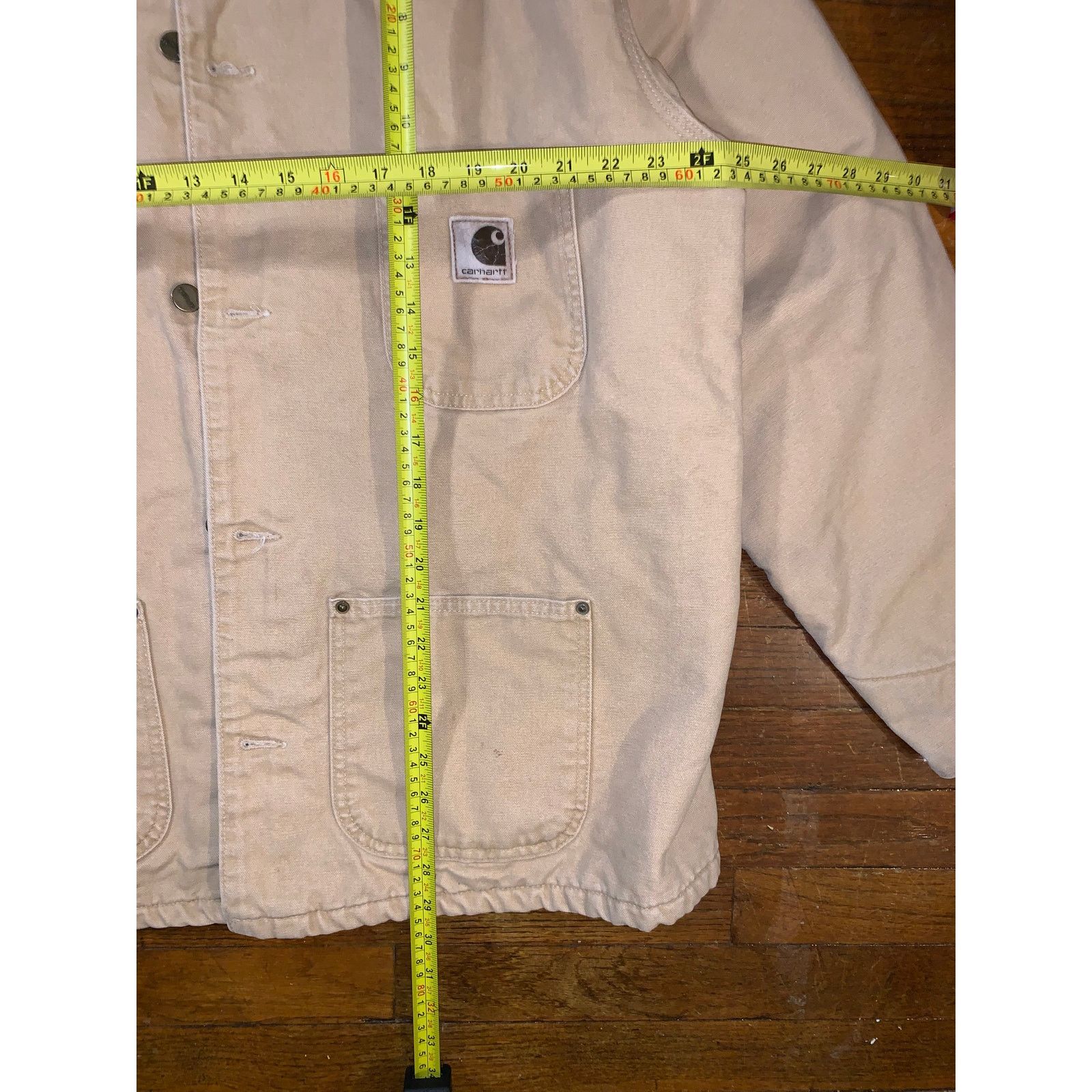 Carhartt × Vintage Carhartt C02WET Chore Coat Wheat Blanket Lined Jacket USA L Size US L / EU 52-54 / 3 - 7 Thumbnail