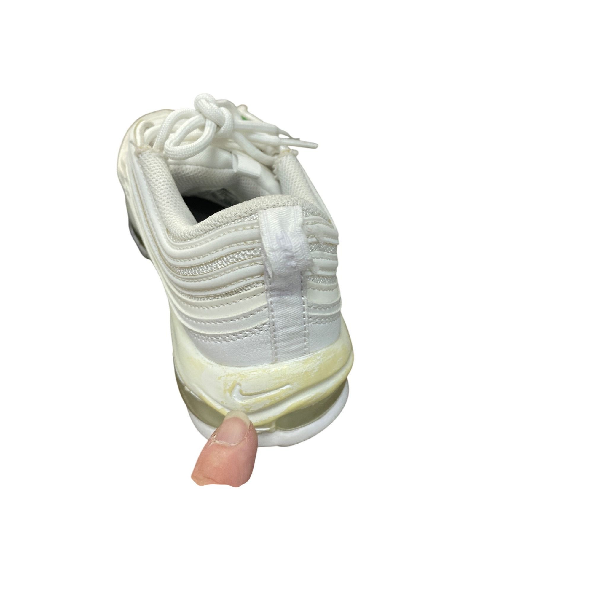 Nike Nike Air Max 97 Triple White Womans Low Top Sneakers Sz 10 S Size US 10 / IT 40 - 14 Thumbnail