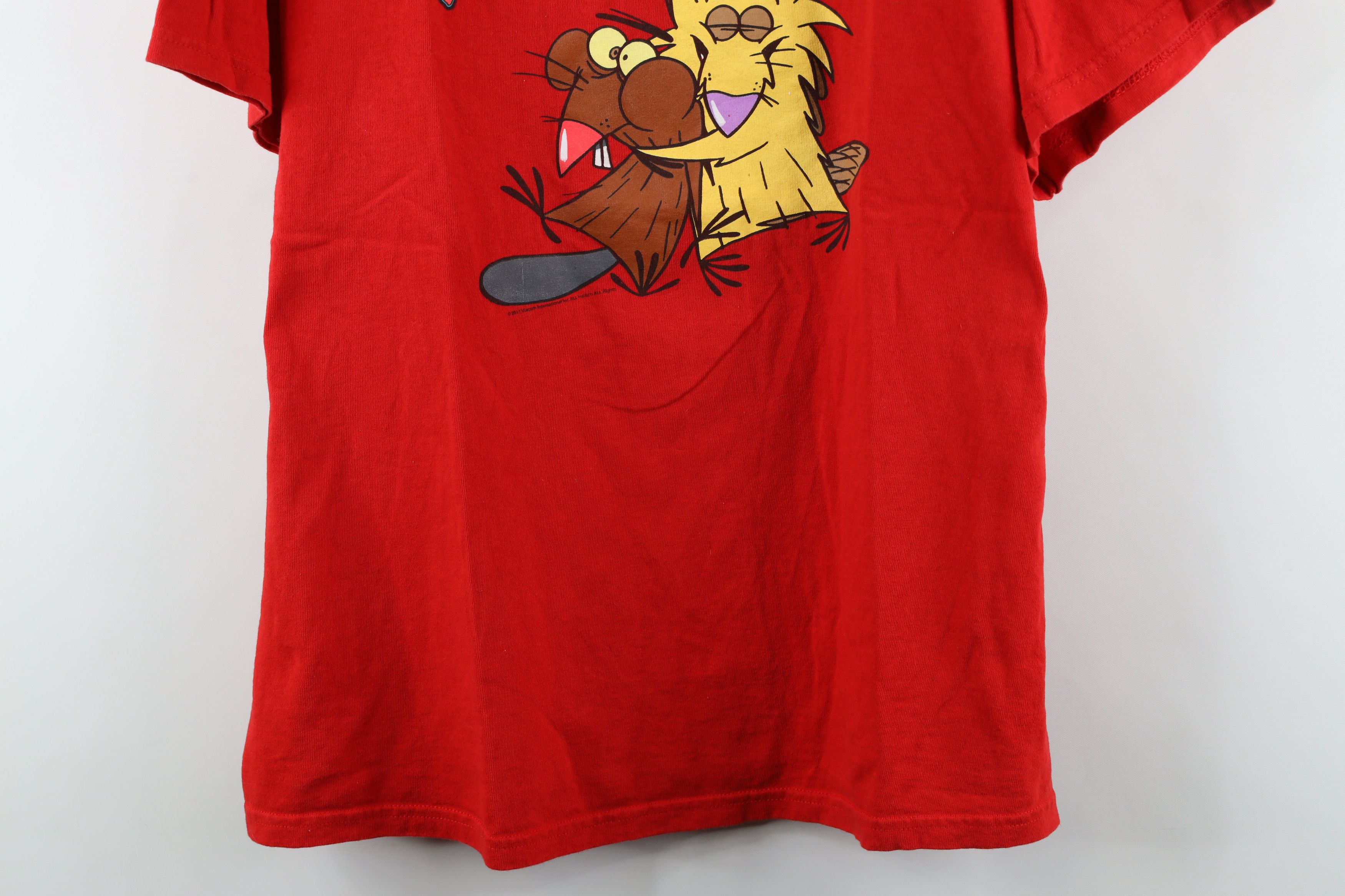 Vintage Vintage Y2K The Angry Beavers Cartoon Short Sleeve T-Shirt Size US L / EU 52-54 / 3 - 3 Thumbnail