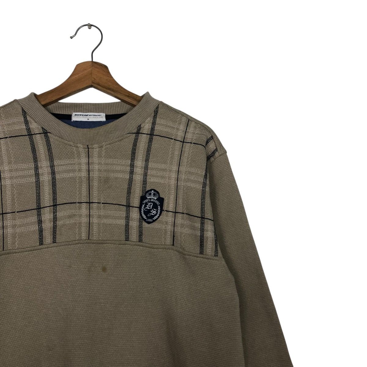 🔥VINTAGE SWEATSHIRT DUNLOP MOTORSPORT ISSEY MIYAKE BIG LOGO