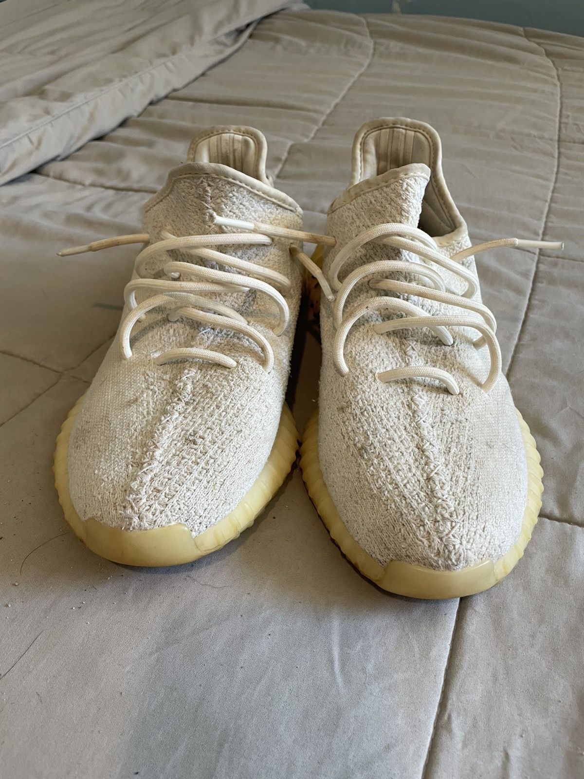 Adidas Yeezy 350 Creams White Size 9 Men’s Size US 9 / EU 42 - 1 Thumbnail