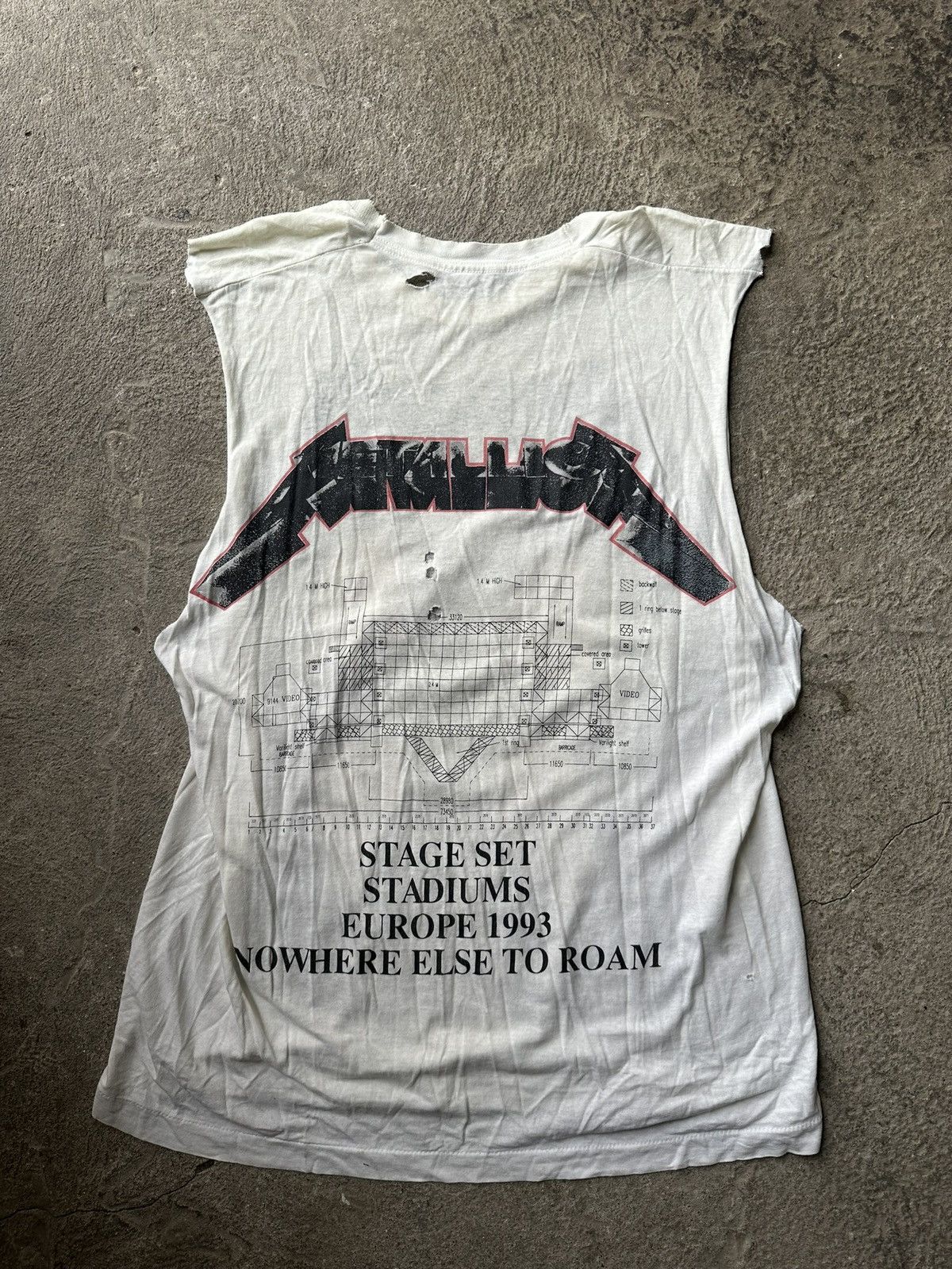 Metallica 90s Metallica Nowhere Else to Roam Vintage | Size L/XL Size US XL / EU 56 / 4 - 5 Thumbnail