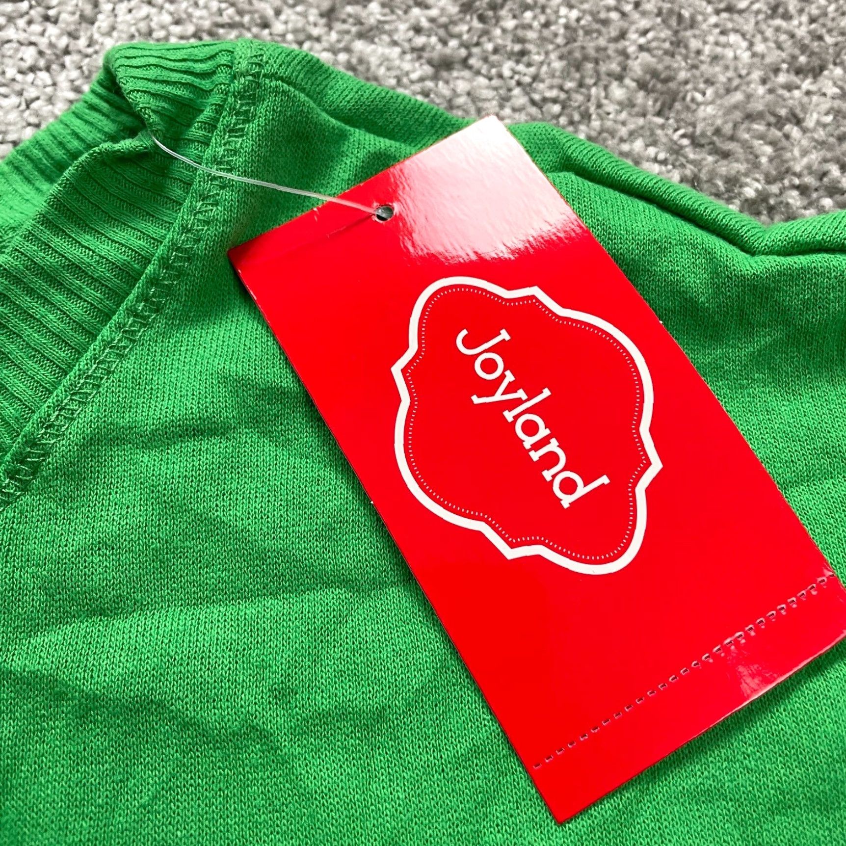 Vintage Joyland Sweatshirt Women XL Green Christmas Holiday Elf Graphic NWT Pullover Crew Neck All Seasons Casual Logo Regular Size XL / US 12-14 / IT 48-50 - 5 Thumbnail