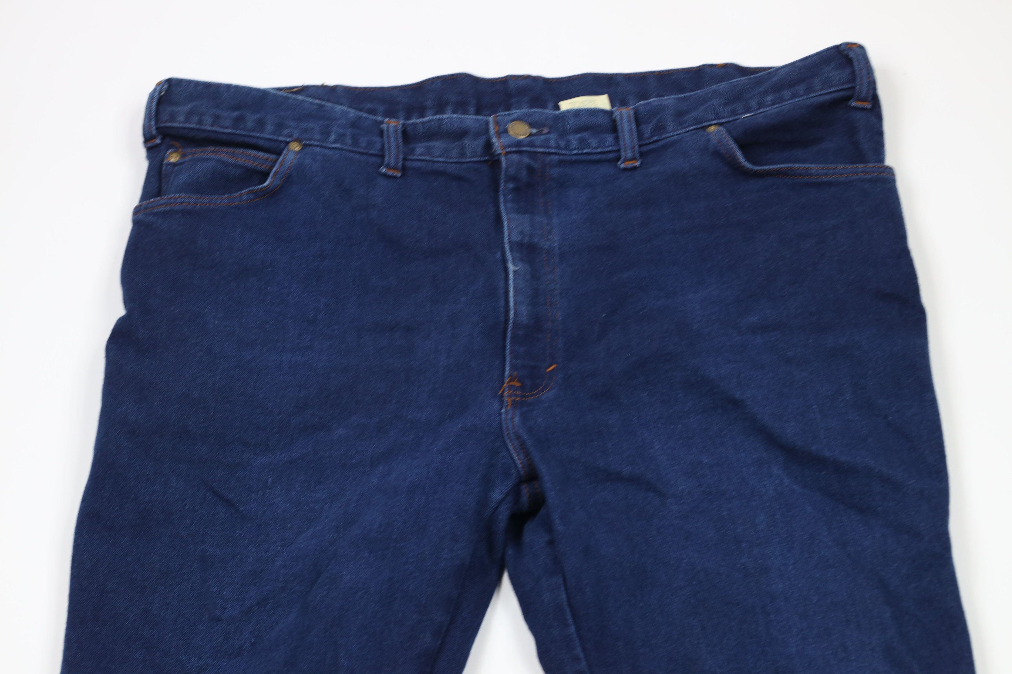 Vintage Vintage 70s Streetwear Bootcut Western Denim Jeans Blue USA Size US 44 / EU 60 - 2 Thumbnail