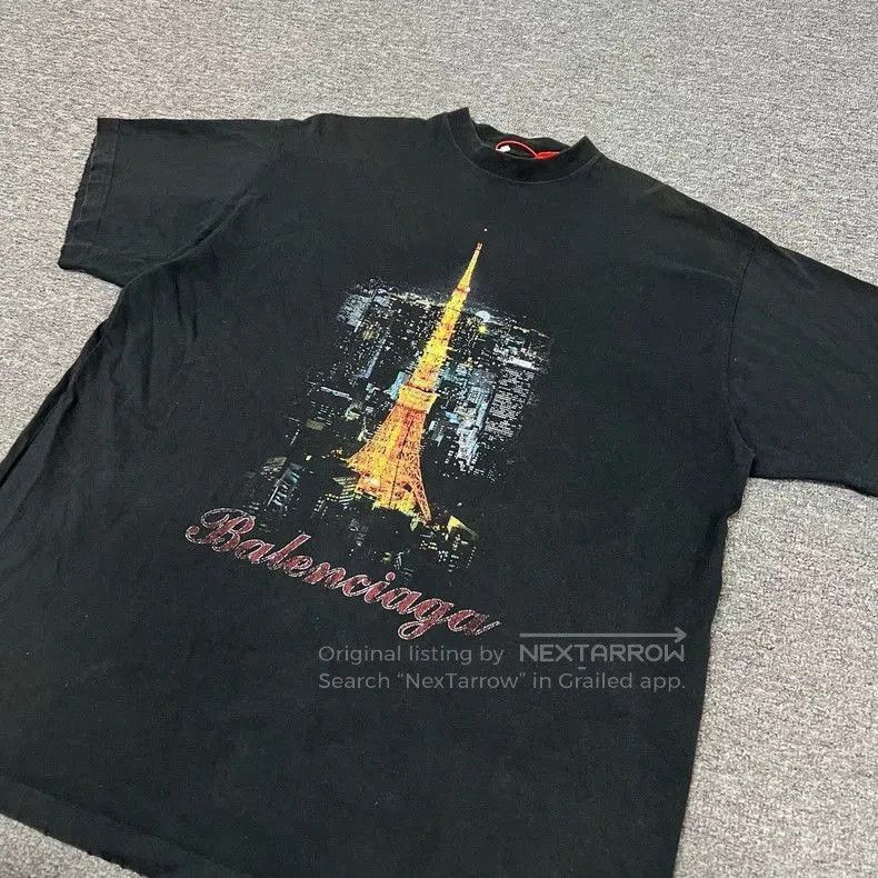 Balenciaga Balenciaga Tokyo Limited Eiffel Tower Tee. Size US M / EU 48-50 / 2 - 3 Thumbnail
