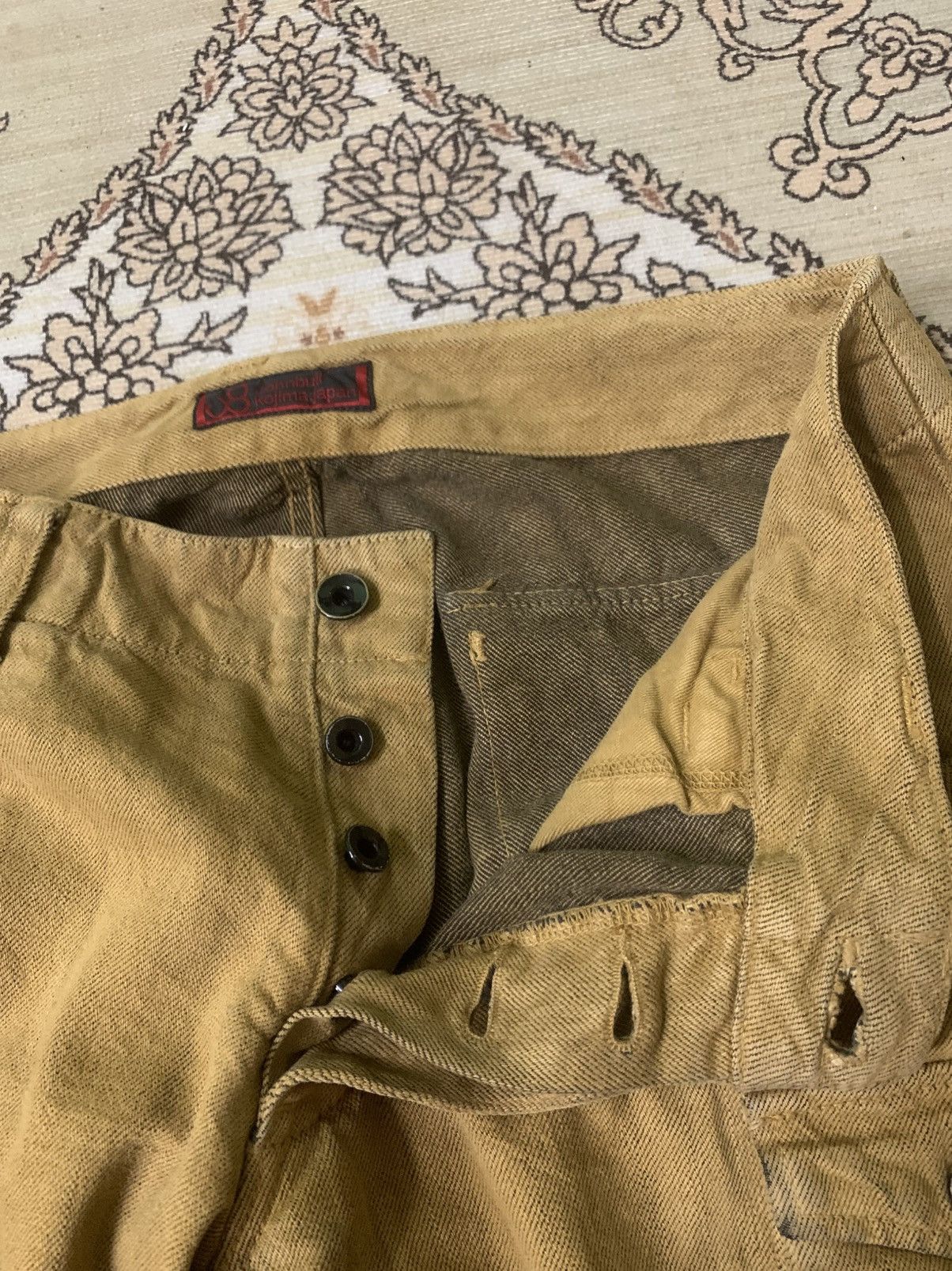 Japanese Brand × Johnbull × Vintage VINTAGE JOHN BULL KOJIMA JAPAN DENIM CARGO Size US 32 / EU 48 - 8 Thumbnail