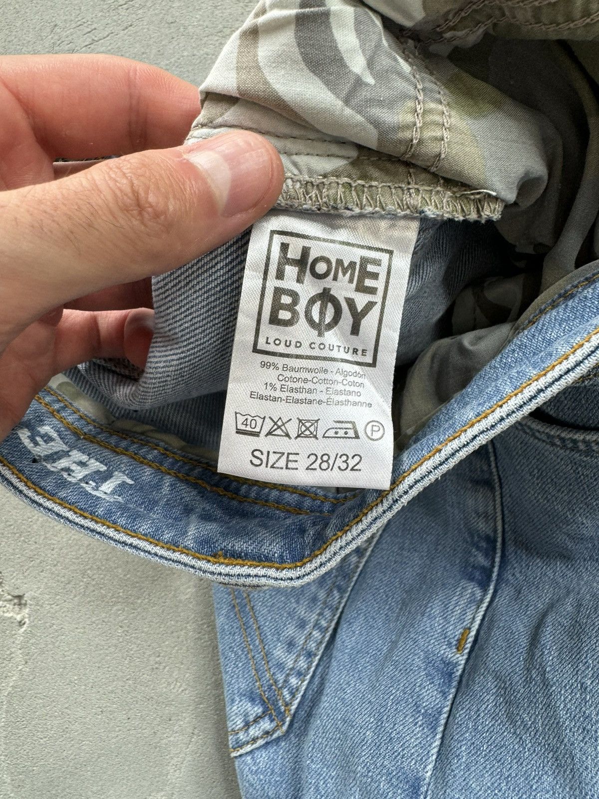 HOMME BOY CO. × Vintage Home Boy Baggy Jeans Size US 28 / EU 44 - 7 Thumbnail