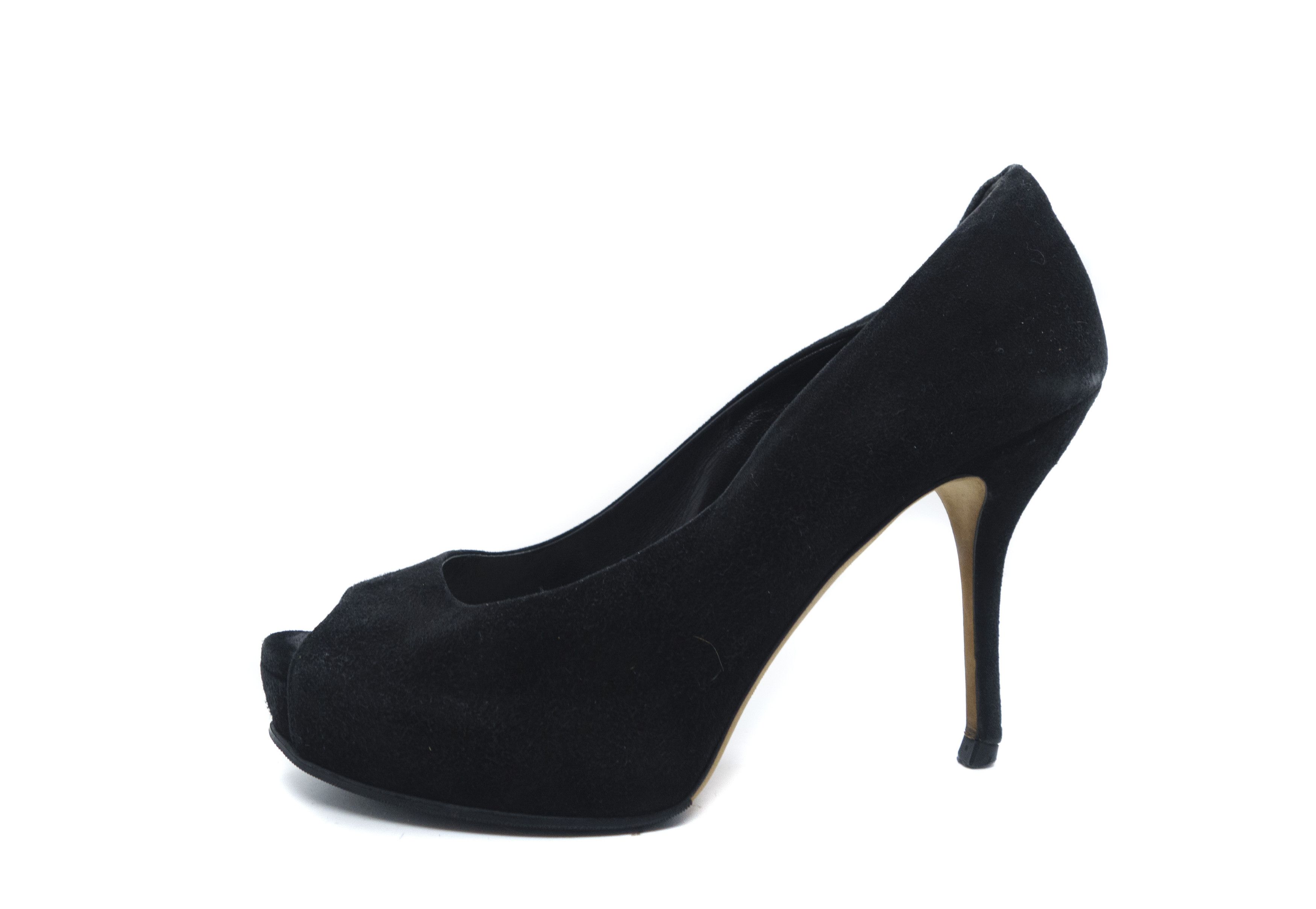 Gucci 00S Tom Ford Era Suede Heels Vintage Size US 6.5 / IT 36.5 - 2 Thumbnail