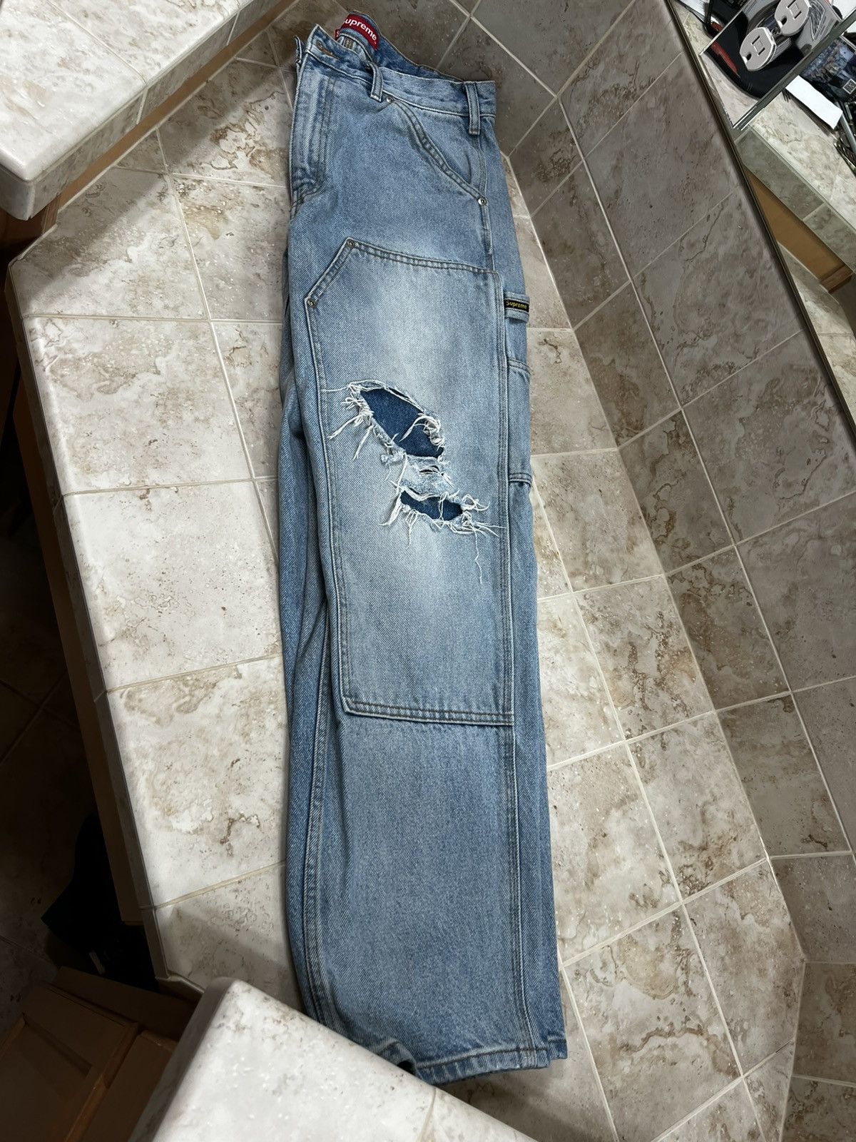 Supreme Supreme Denim Double Wall Jeans Size US 30 / EU 46 - 7 Thumbnail