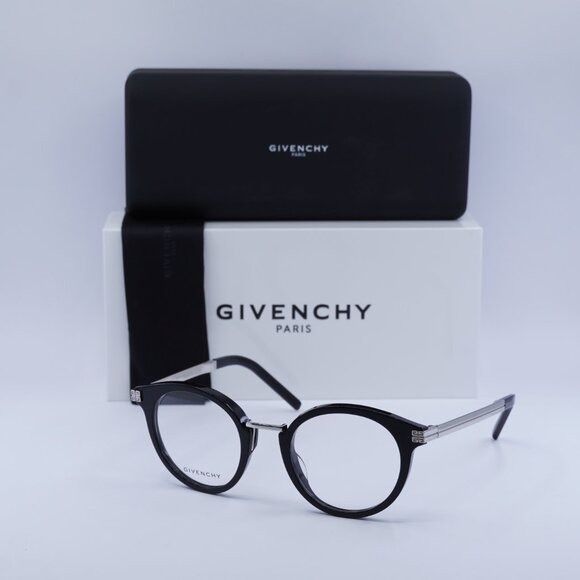 Givenchy 🕶️ New Givenchy GV50013U 001 Eyeglasses - Shiny Black Size ONE SIZE - 10 Thumbnail
