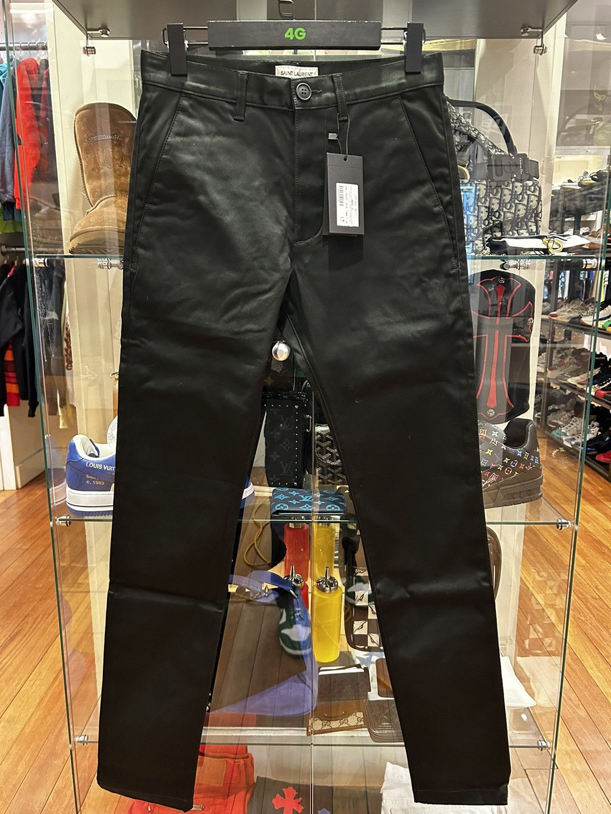Yves Saint Laurent Yves Saint Laurent Straight Black Pants Size US 28 / EU 44 - 1 Thumbnail